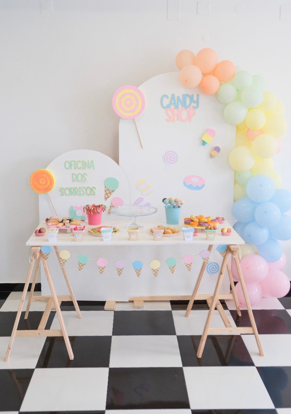 Doces | Bandeirola tema