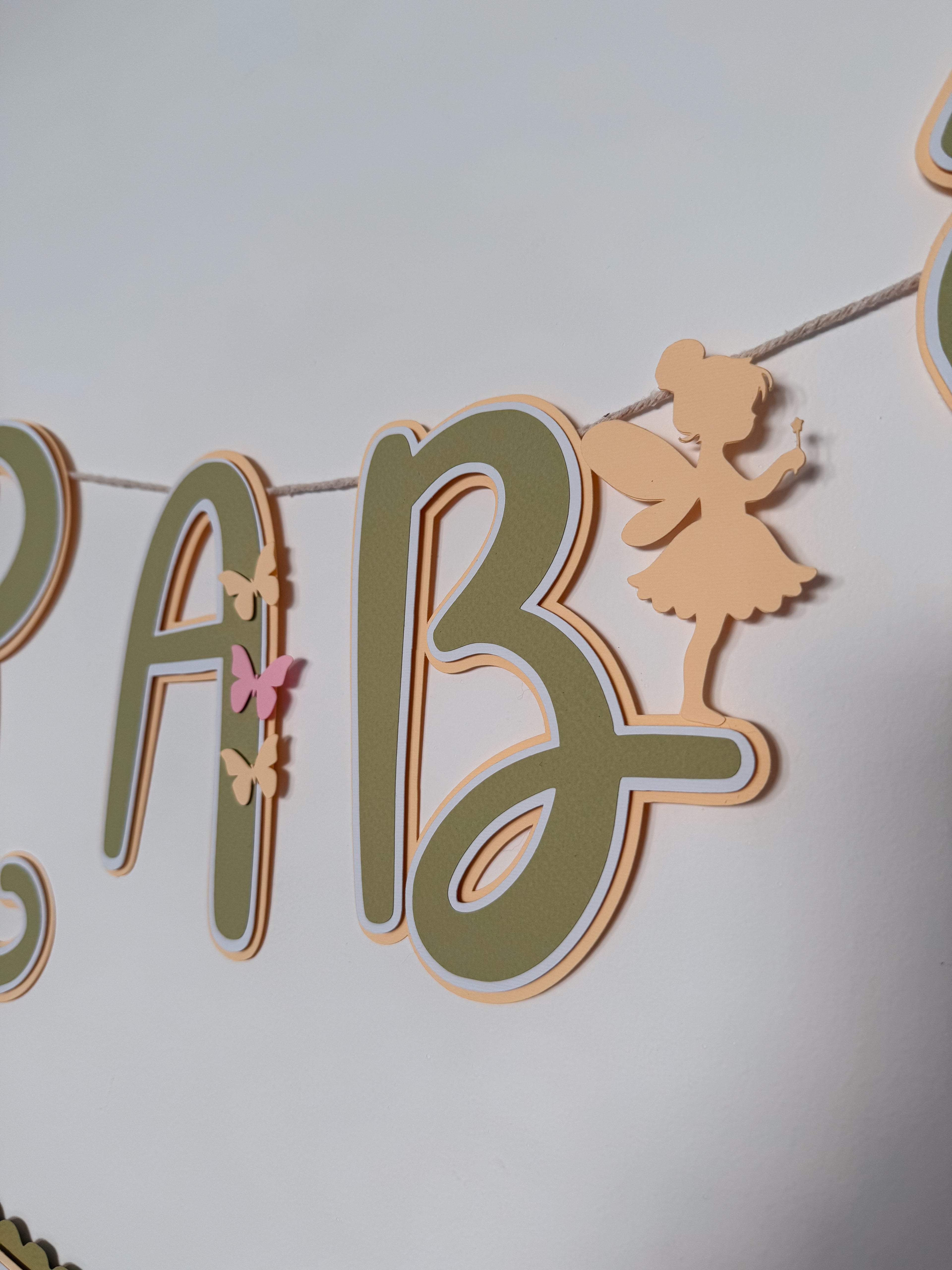 Bosque encantado | Bandeirola parabéns