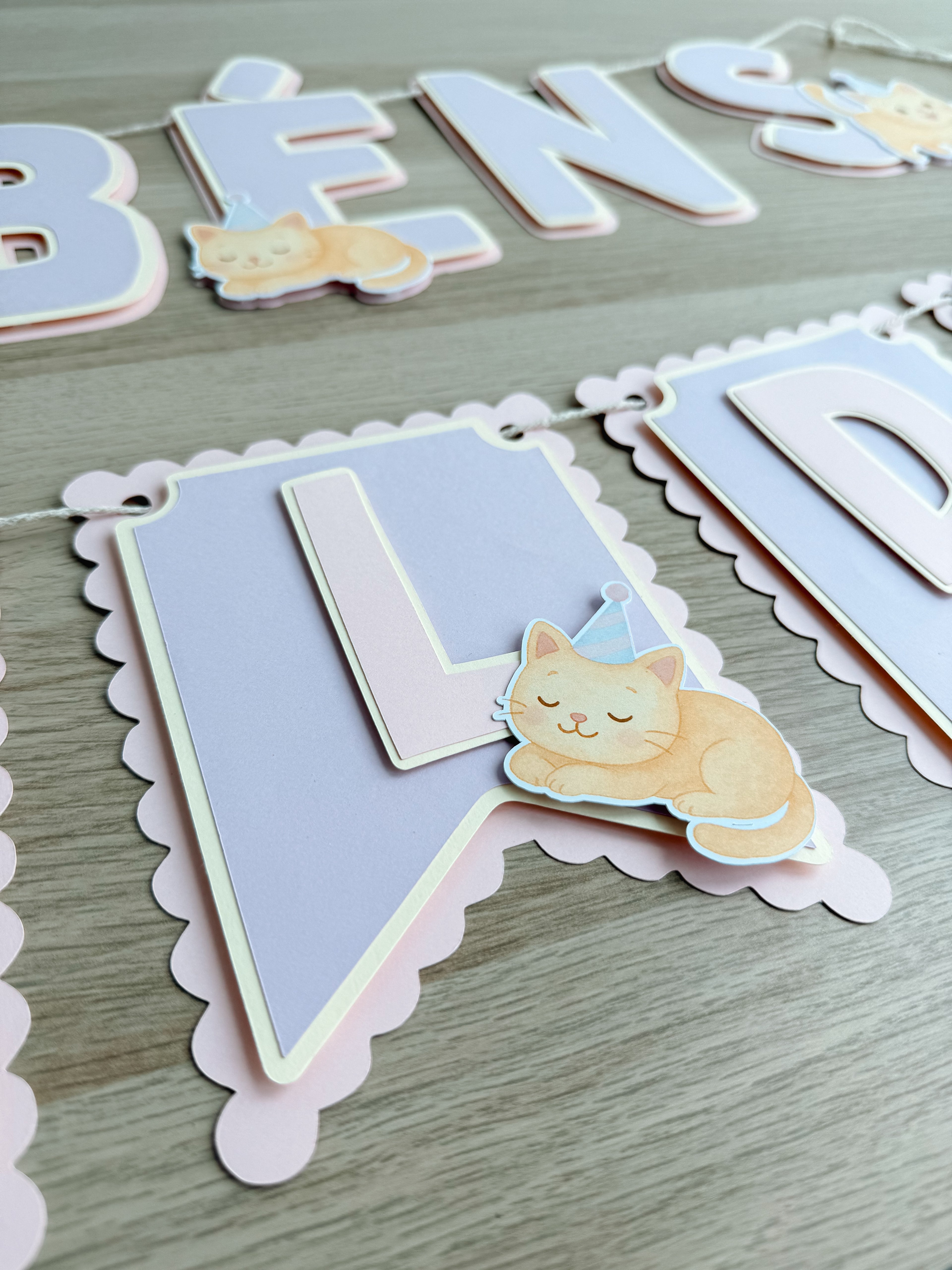 Gatinhos | Bandeirola nome