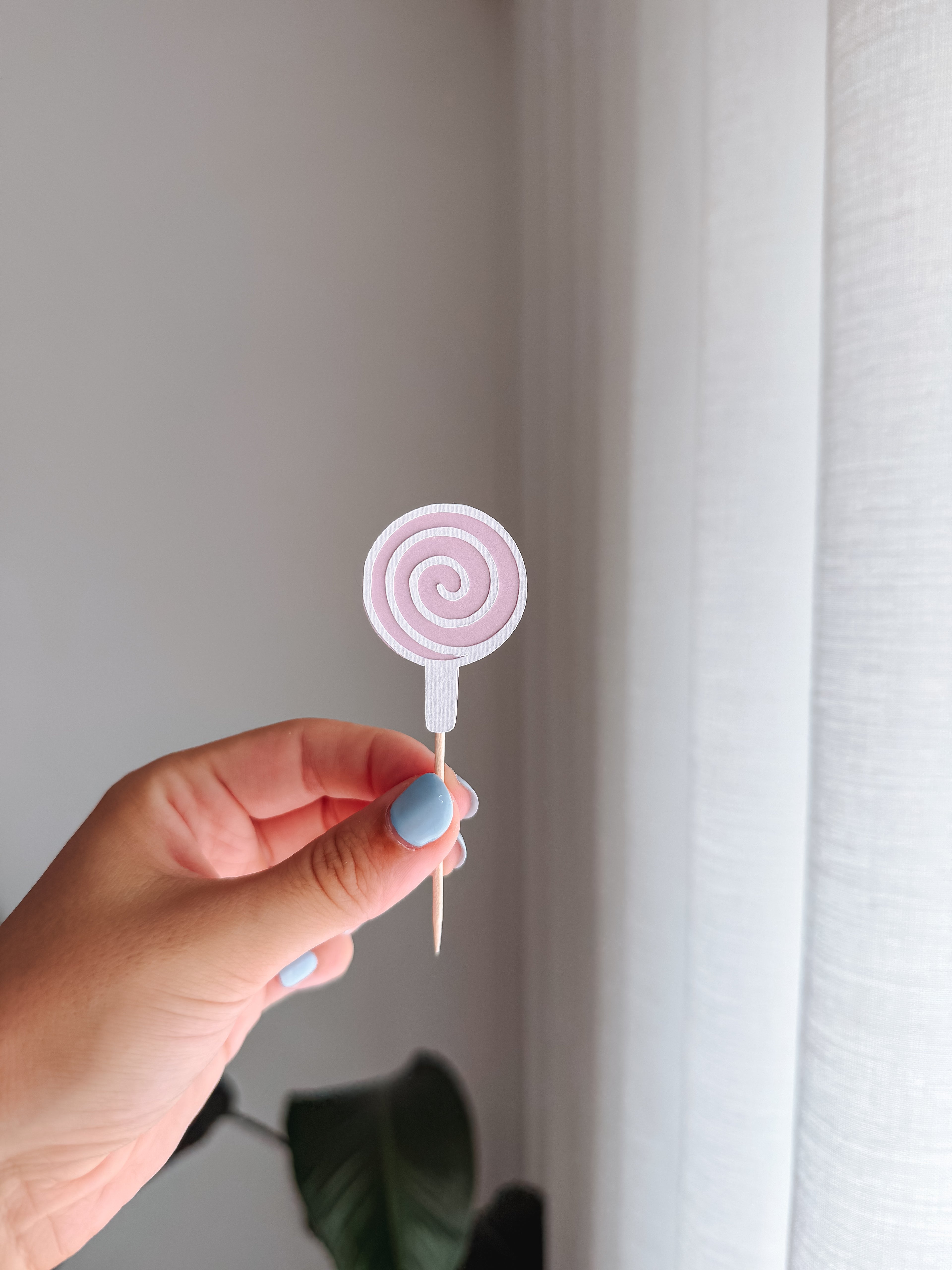 Doces | Mini toppers tema