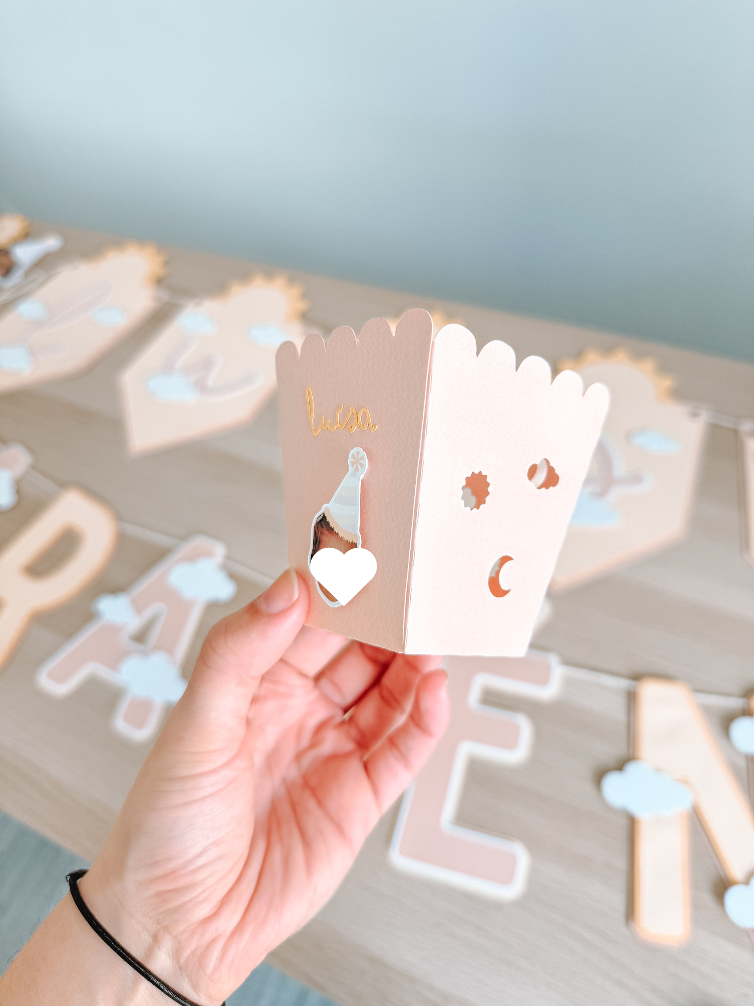 Volta ao sol rosa | Caixas de pipocas