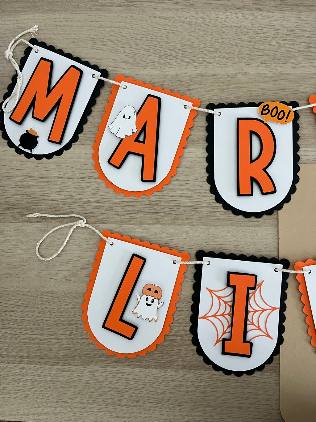 Halloween | Bandeirola nome