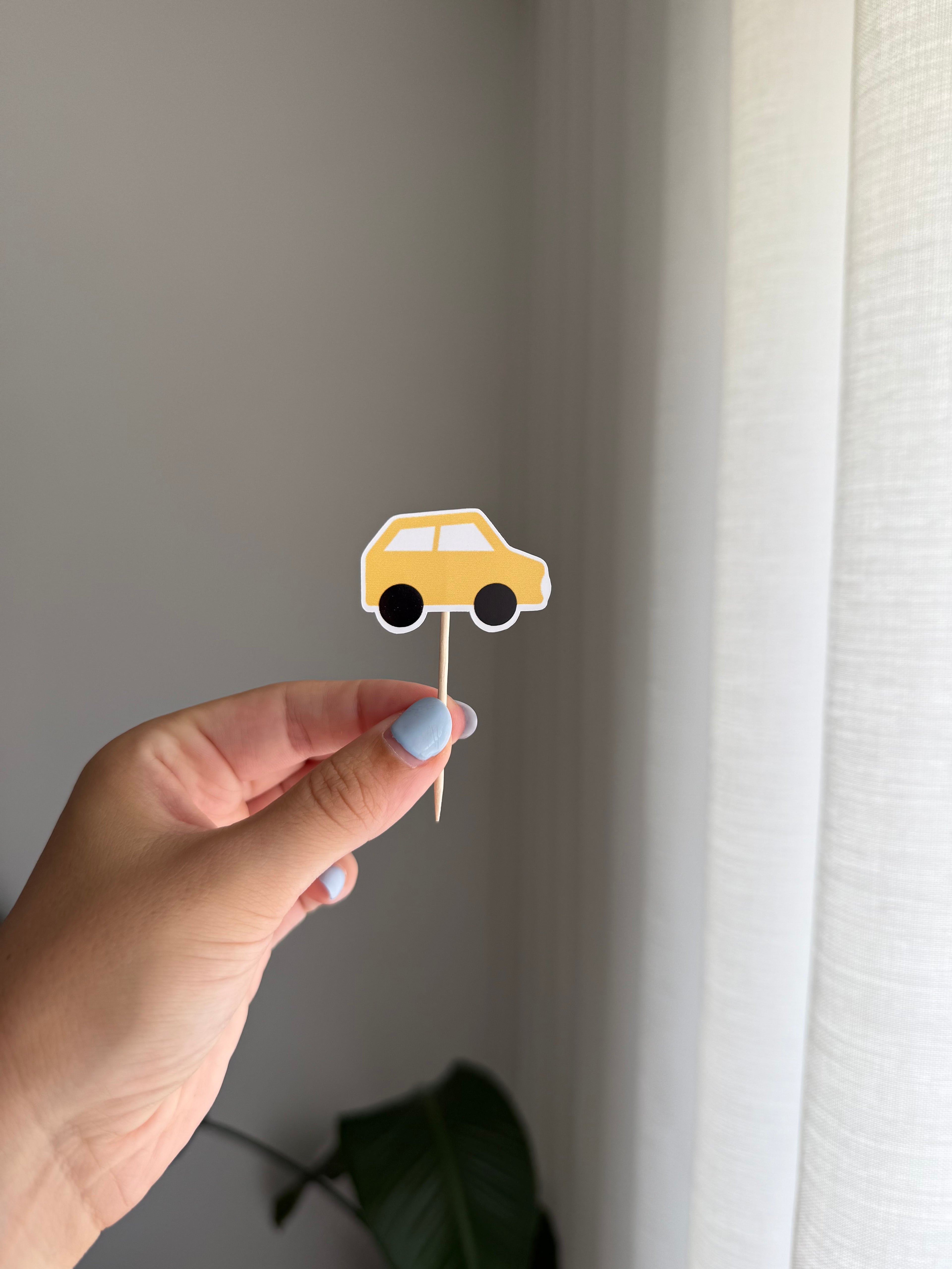 Carros | Mini toppers tema