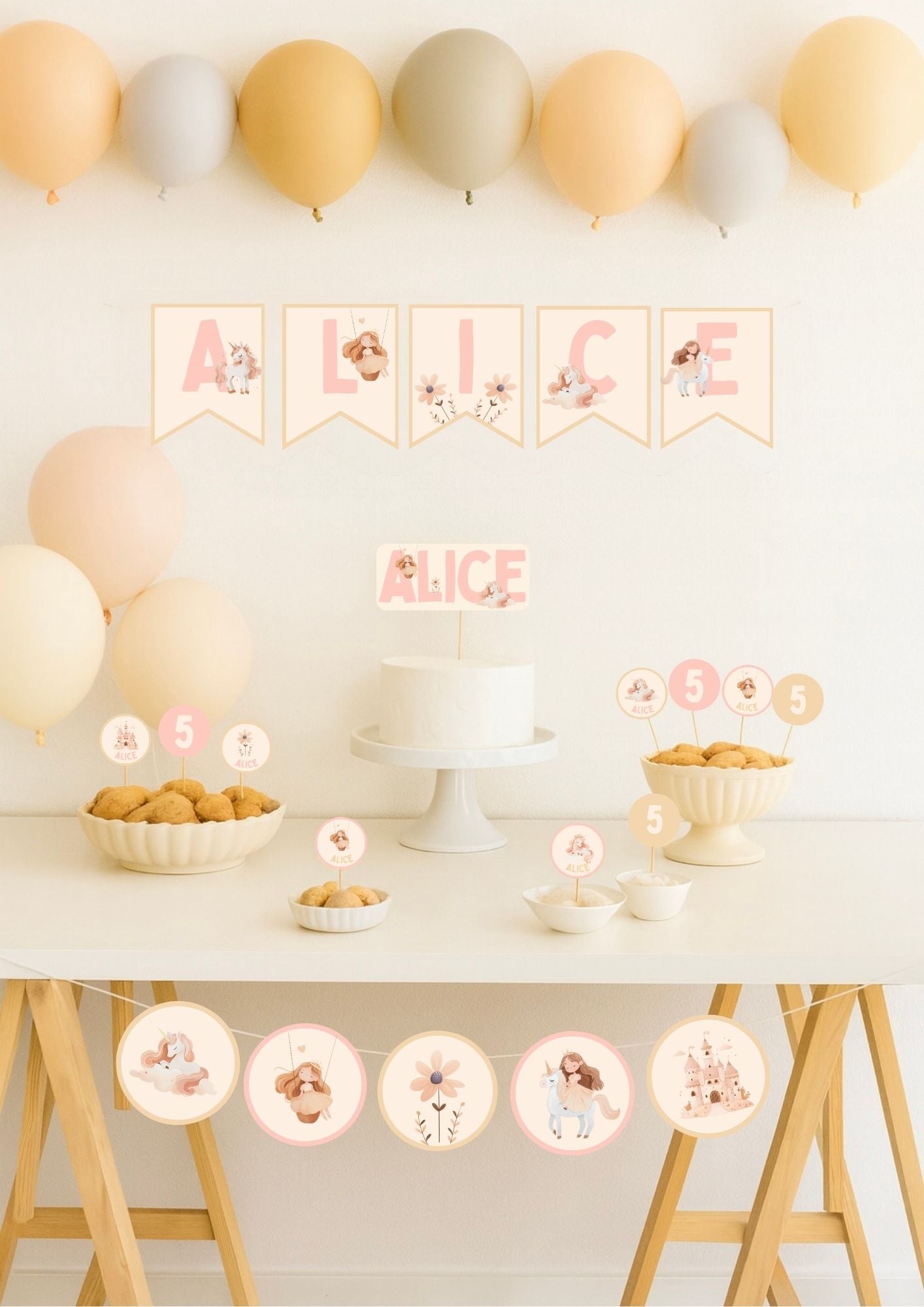 Fadas e unicórnios | Kit digital