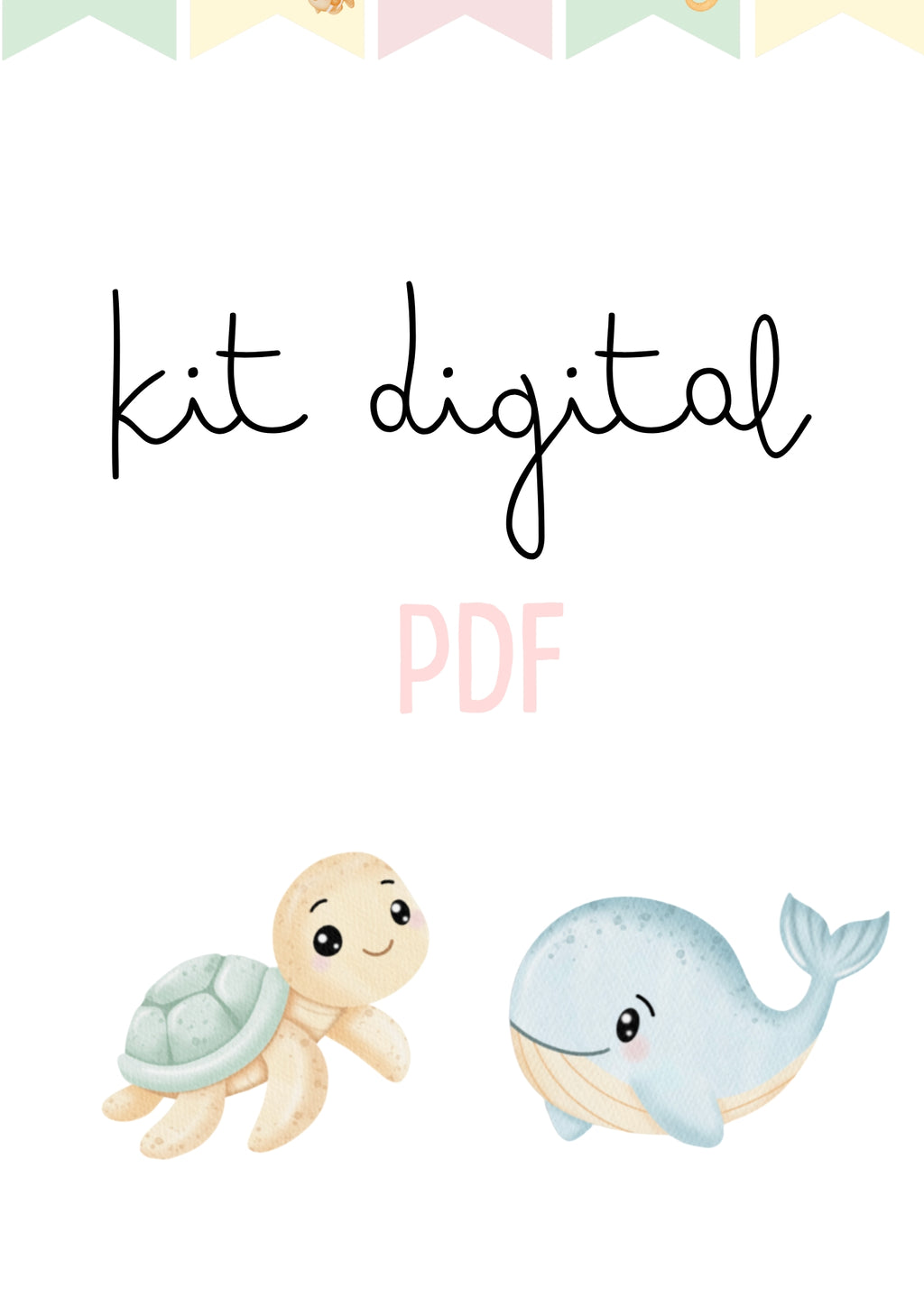 Animais do mar - KIT DIGITAL (PDF)