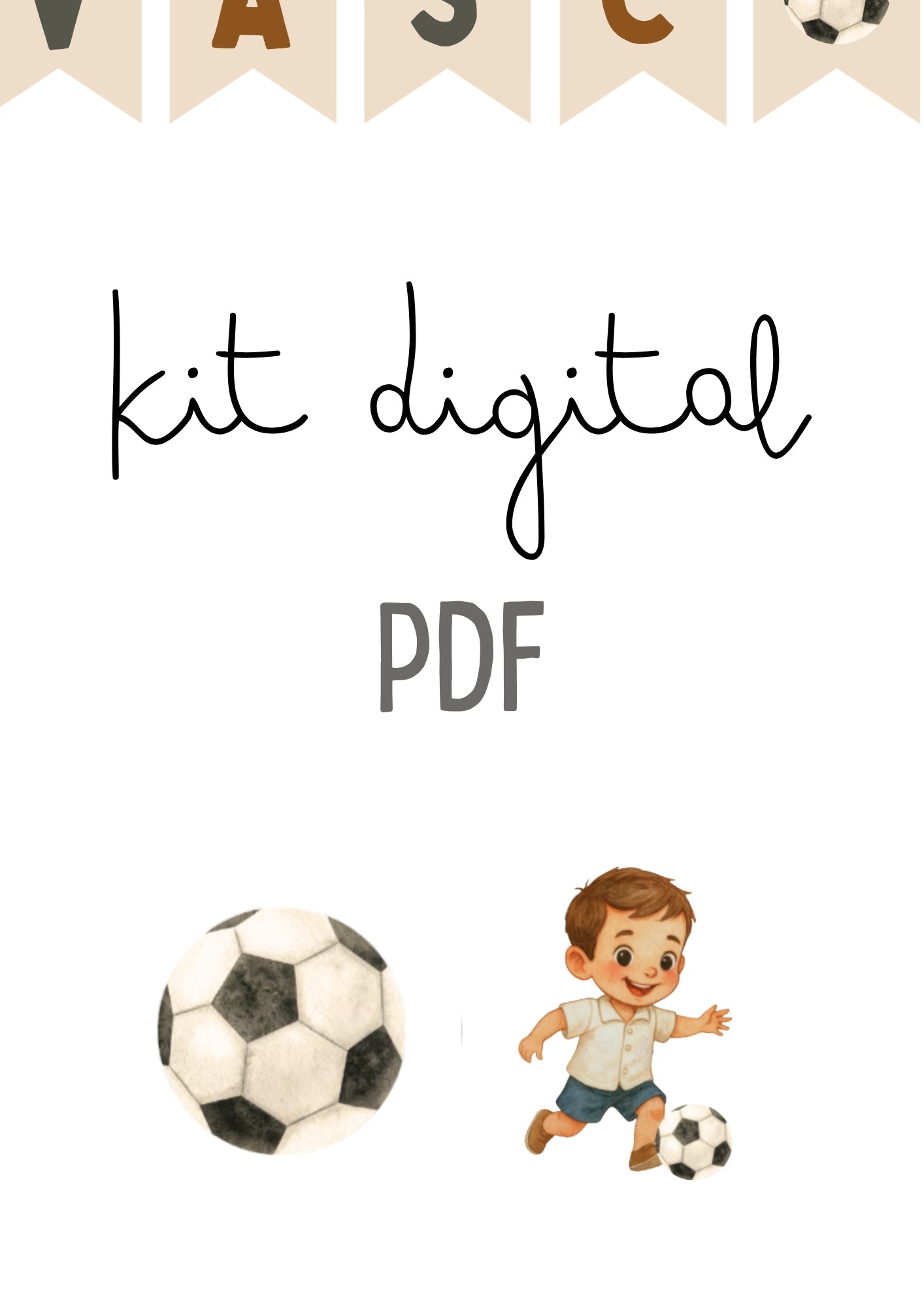 Futebol vintage - KIT DIGITAL (PDF)