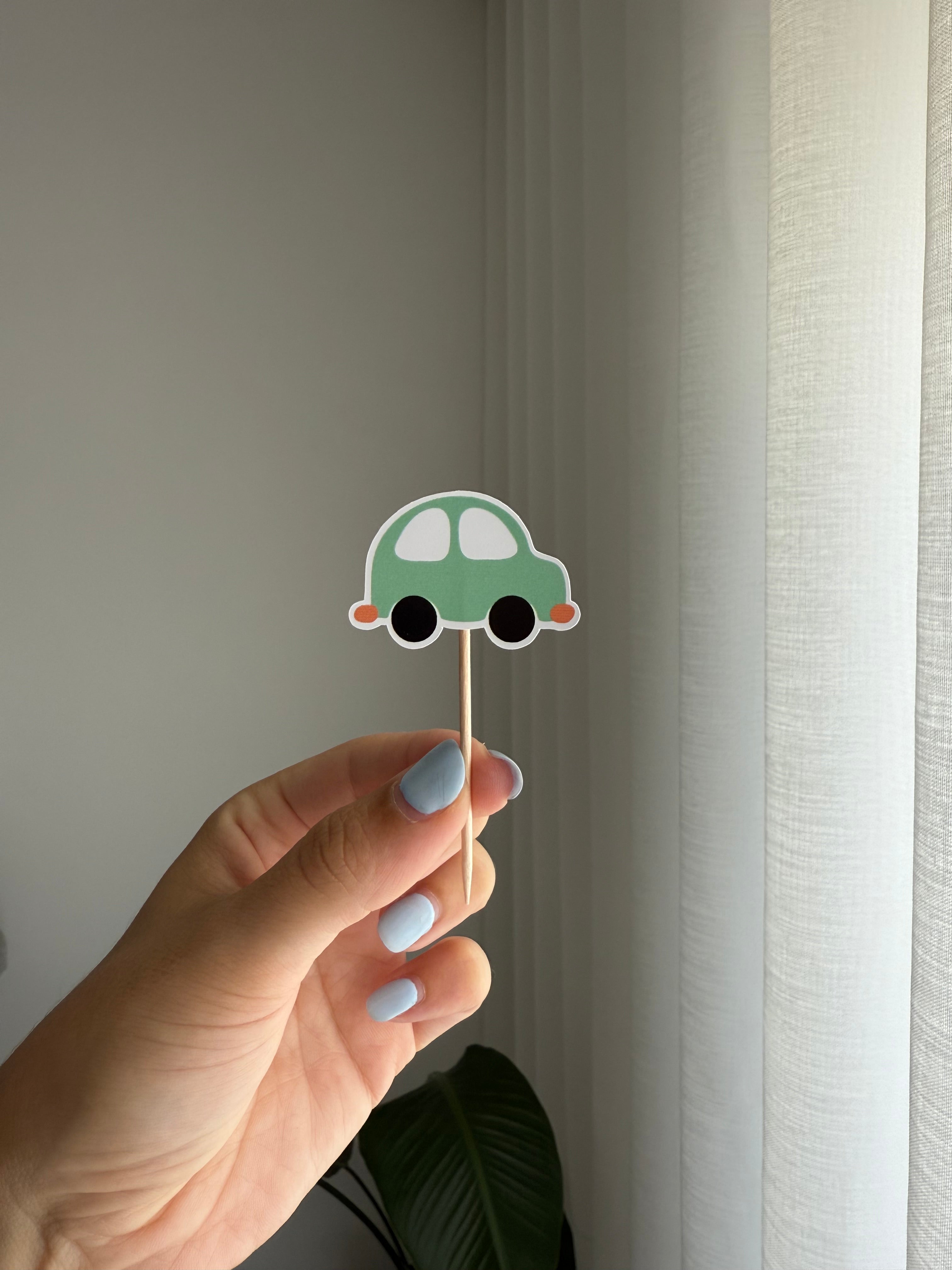 Carros | Mini toppers tema