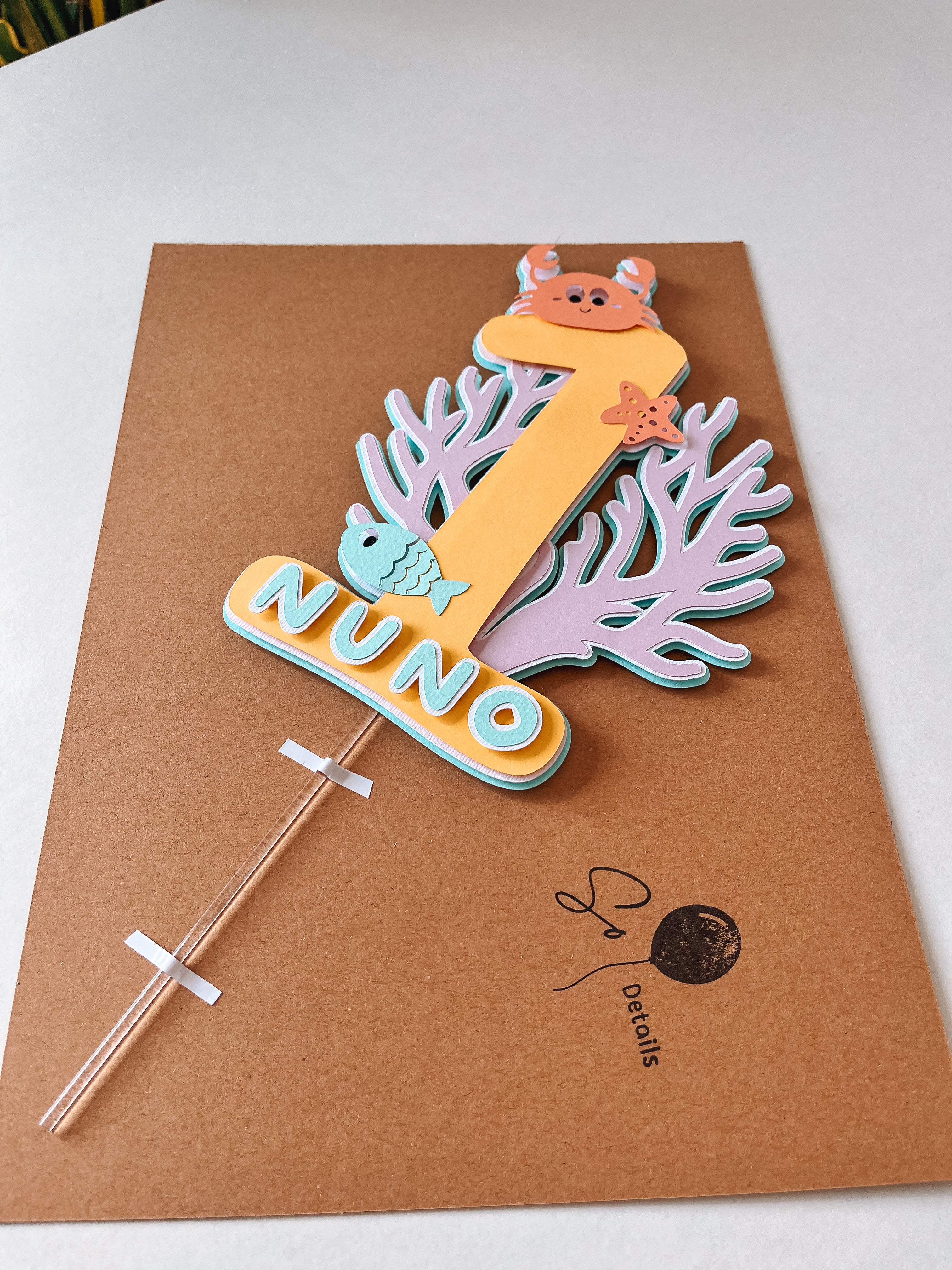 Fundo do mar | Topo de bolo premium