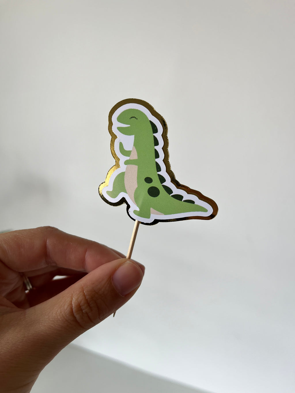 Dinossauros felizes | Mini toppers tema