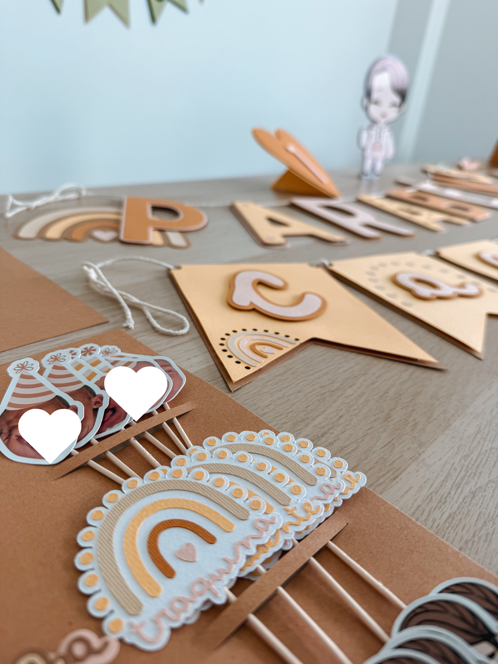 Arcos íris boho | Mini toppers mix