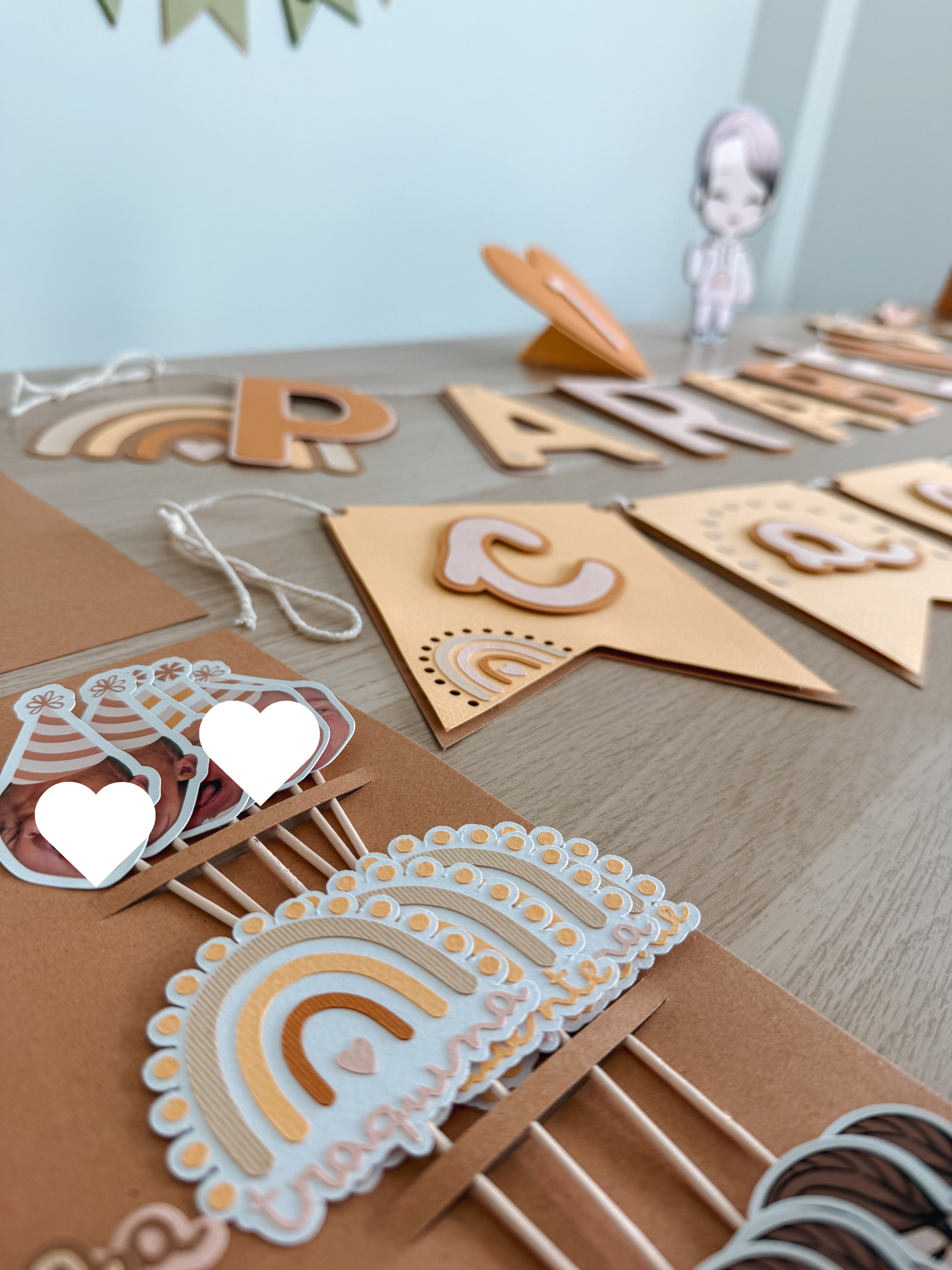 Arcos íris boho | Mini toppers mix