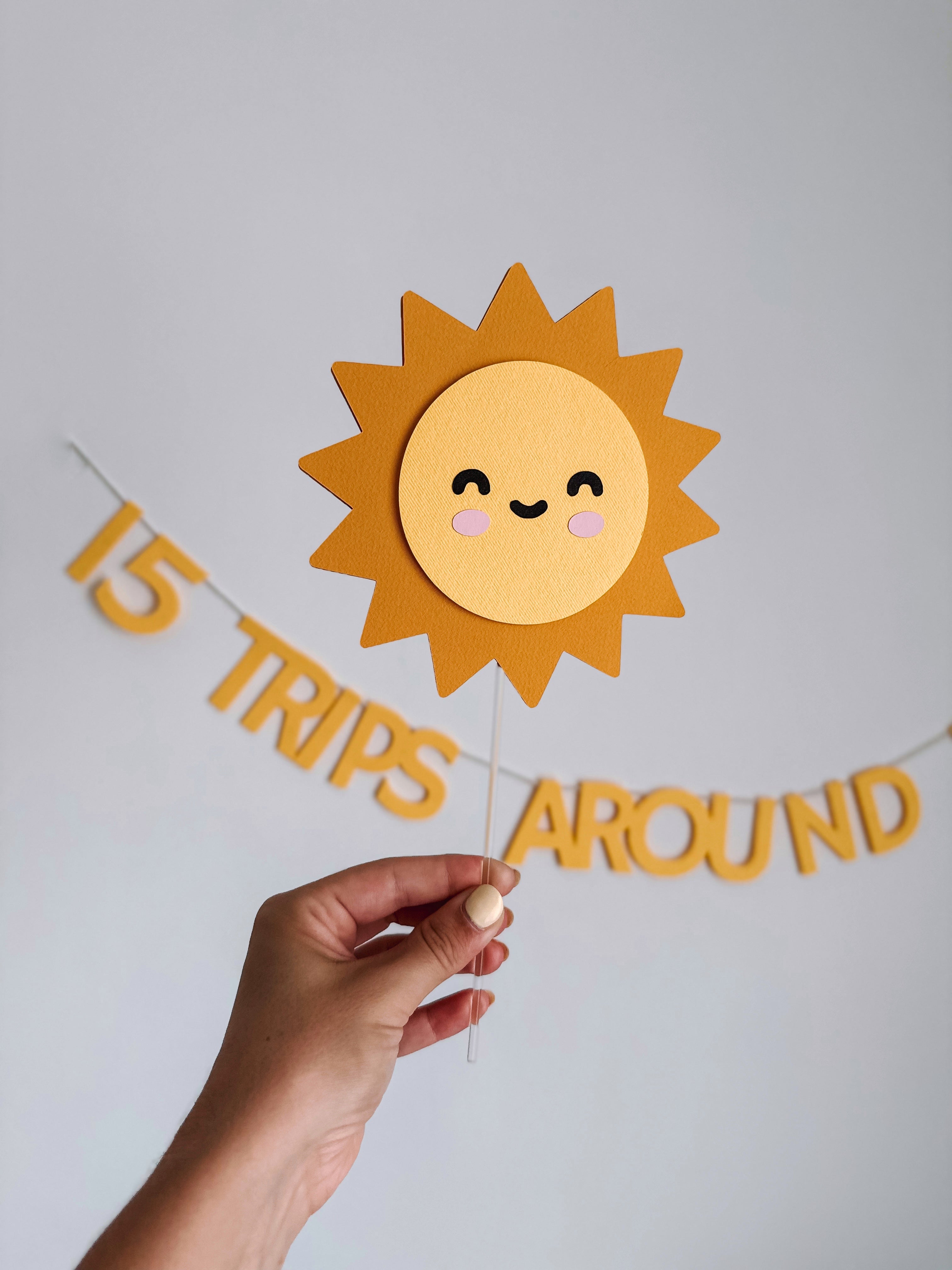 Sol x Trips | Bandeirola frase