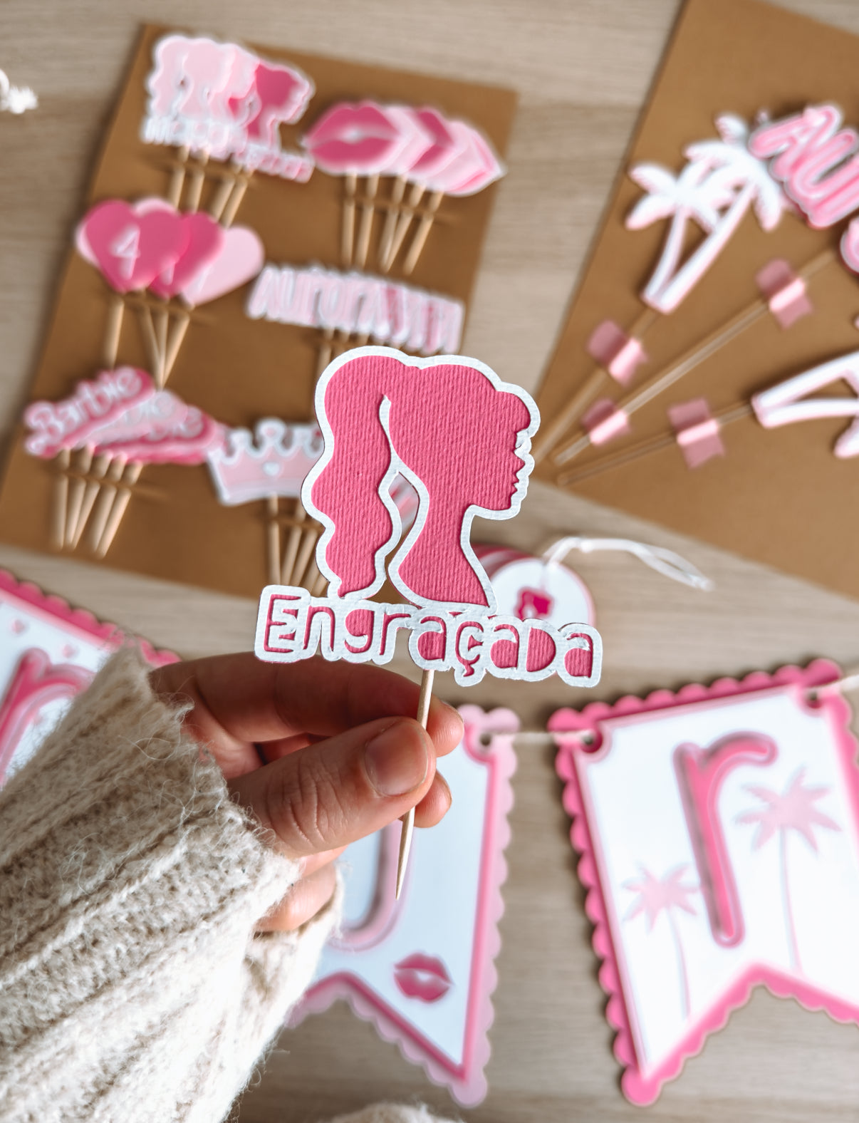 Barbie | Mini toppers tema