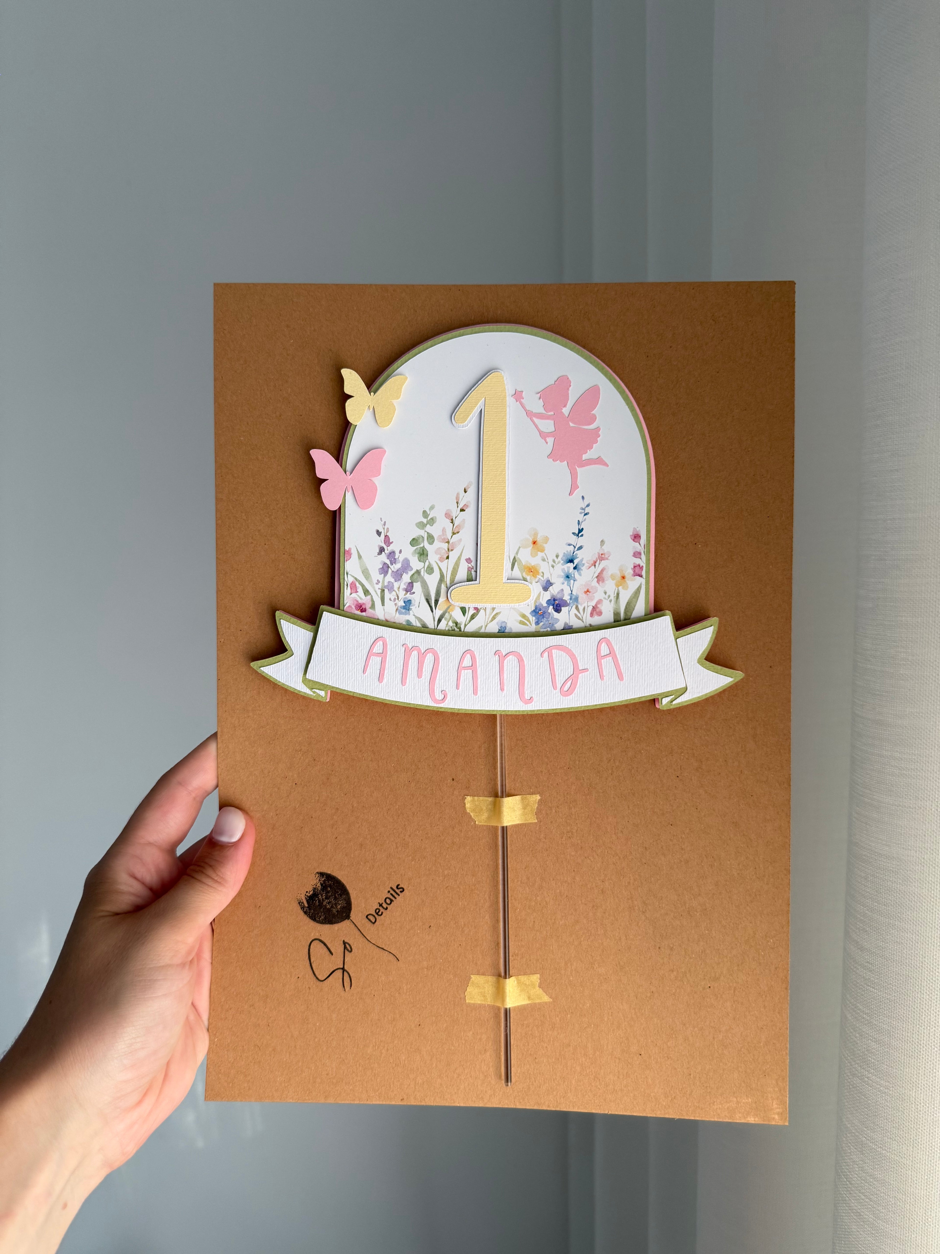 Bosque encantado | Topo de bolo premium