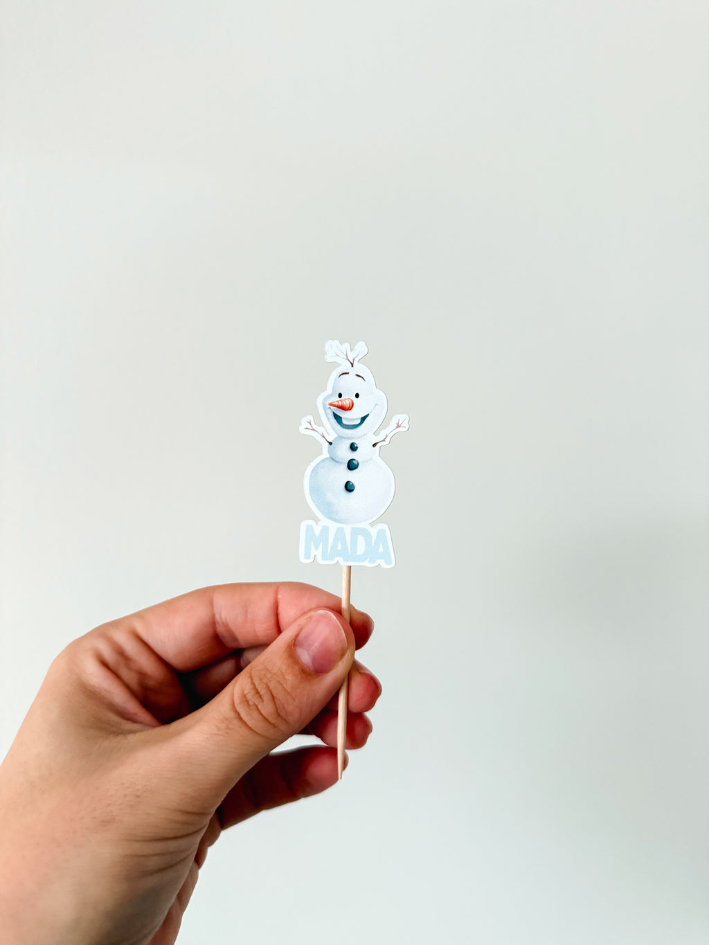 Princesas do Inverno| Mini toppers tema