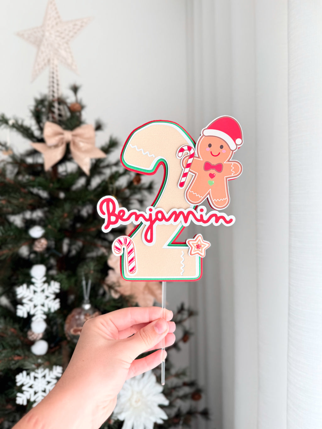 Gingerbread 2 | topo de bolo premium