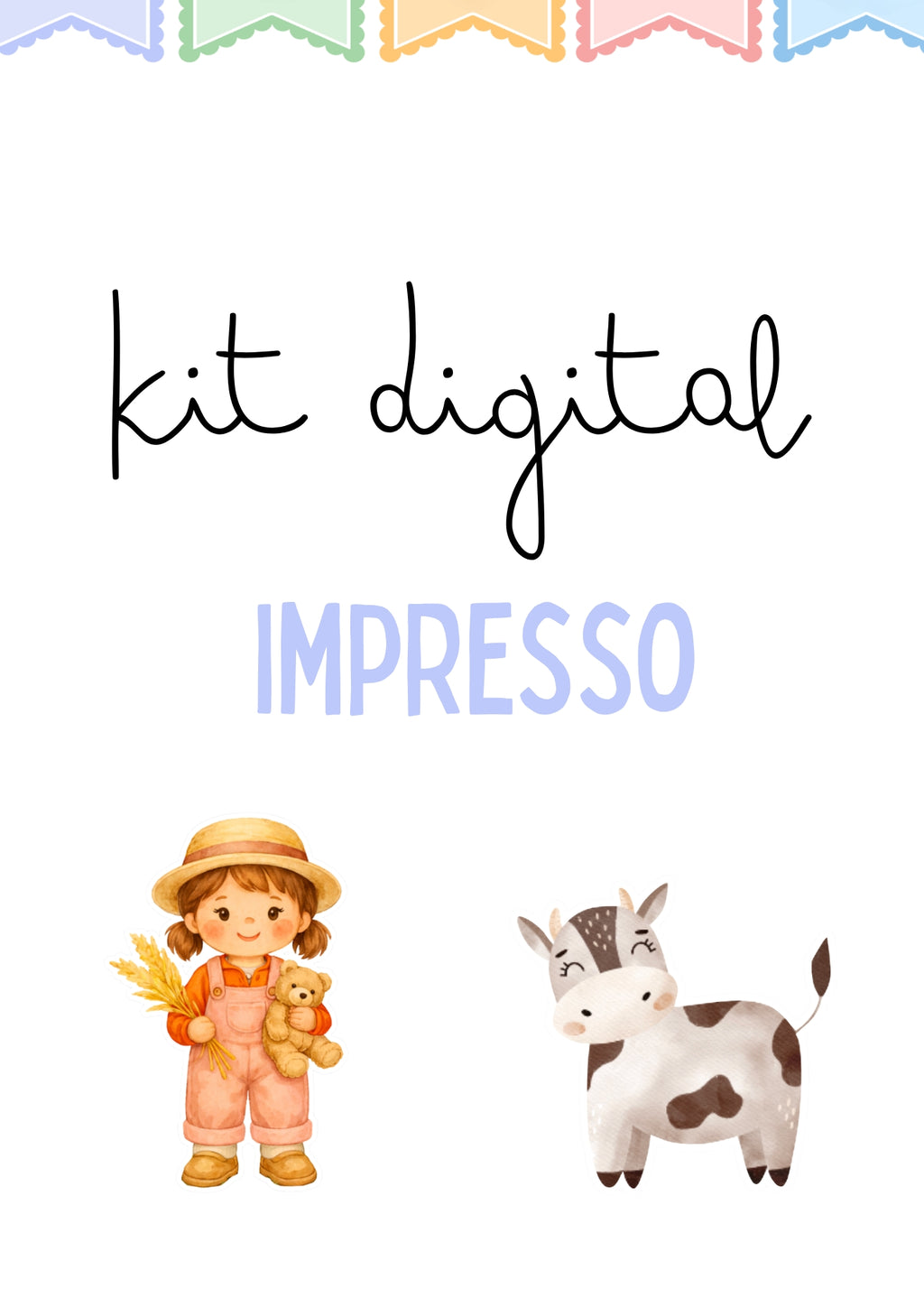 Quinta menino - KIT DIGITAL IMPRESSO