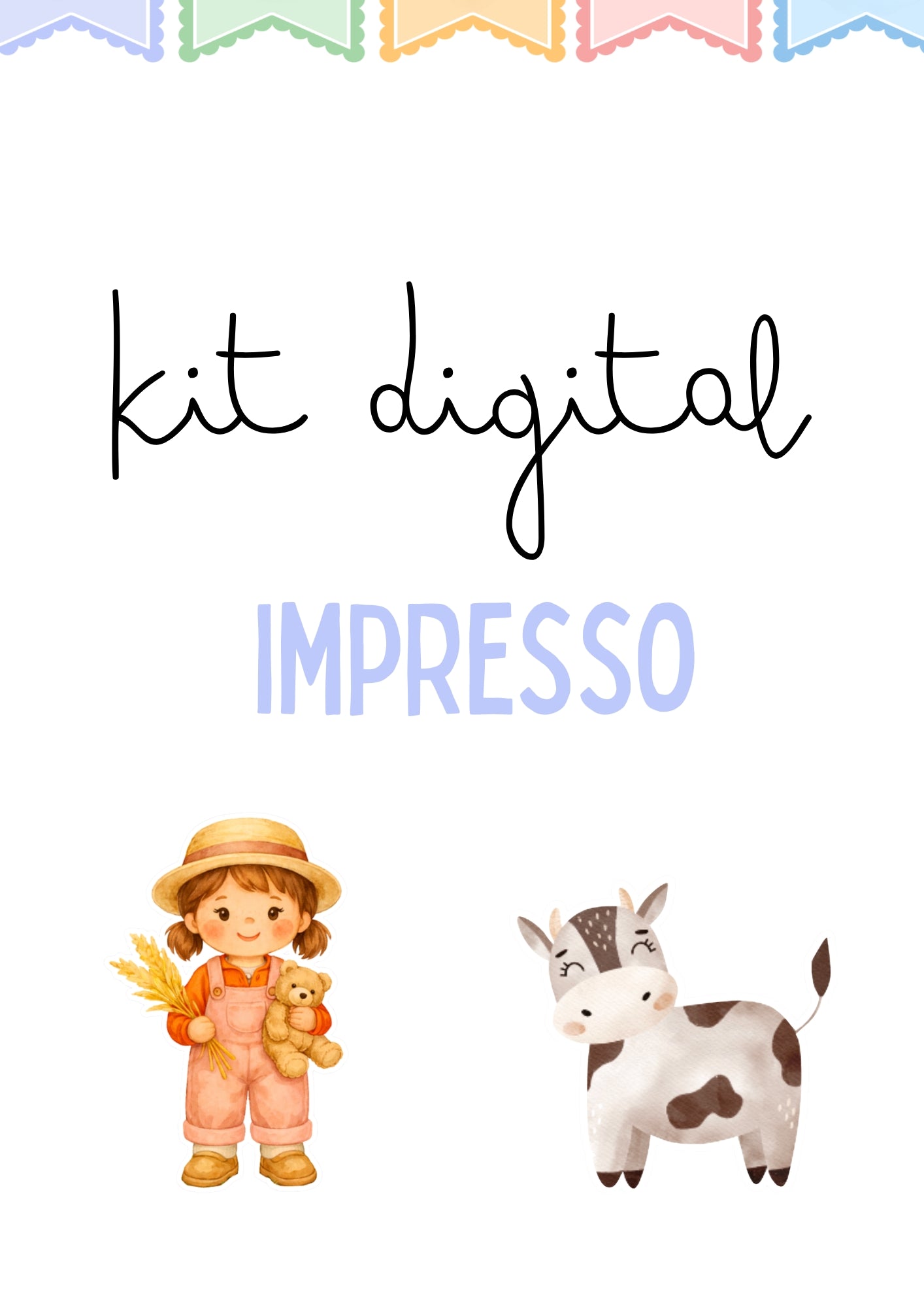 Quinta menino - KIT DIGITAL IMPRESSO