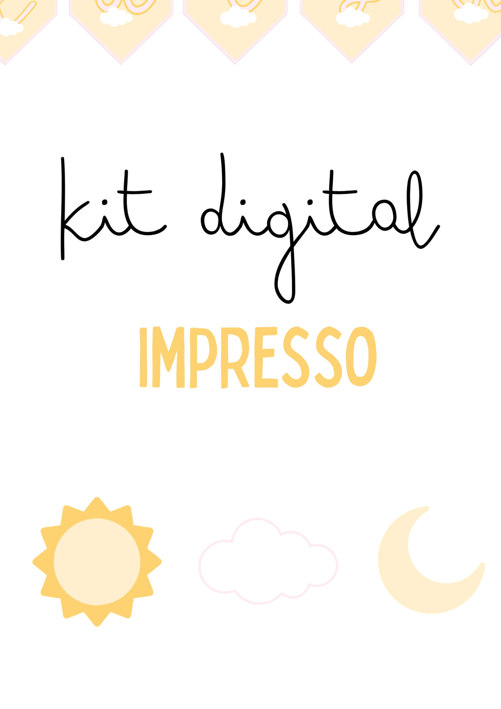 Volta ao sol rosa - KIT DIGITAL IMPRESSO