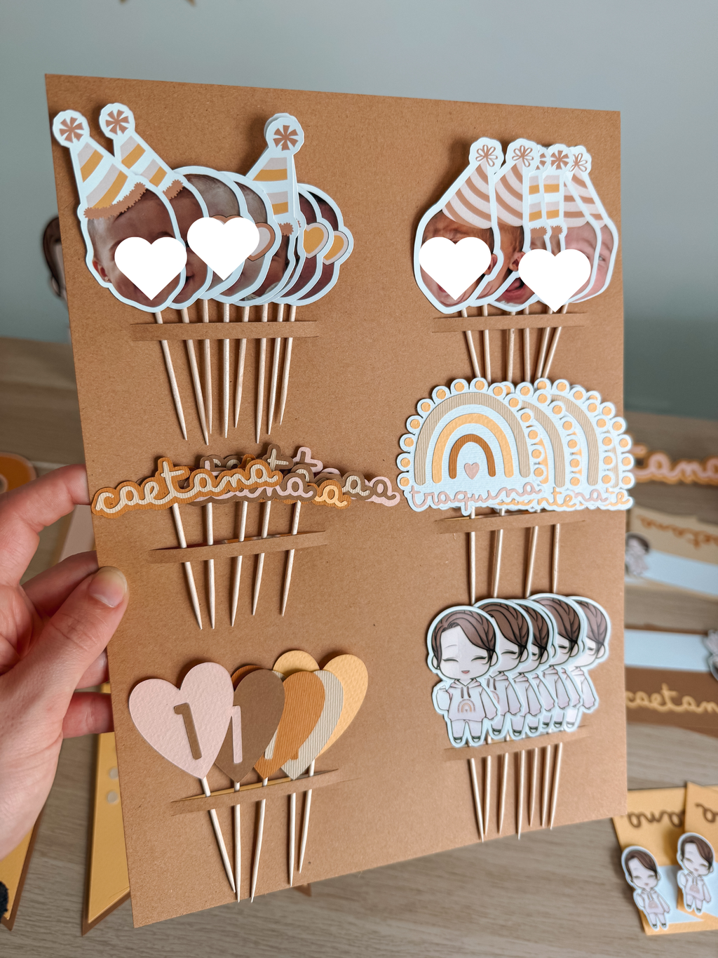 Arcos íris boho | Mini toppers mix