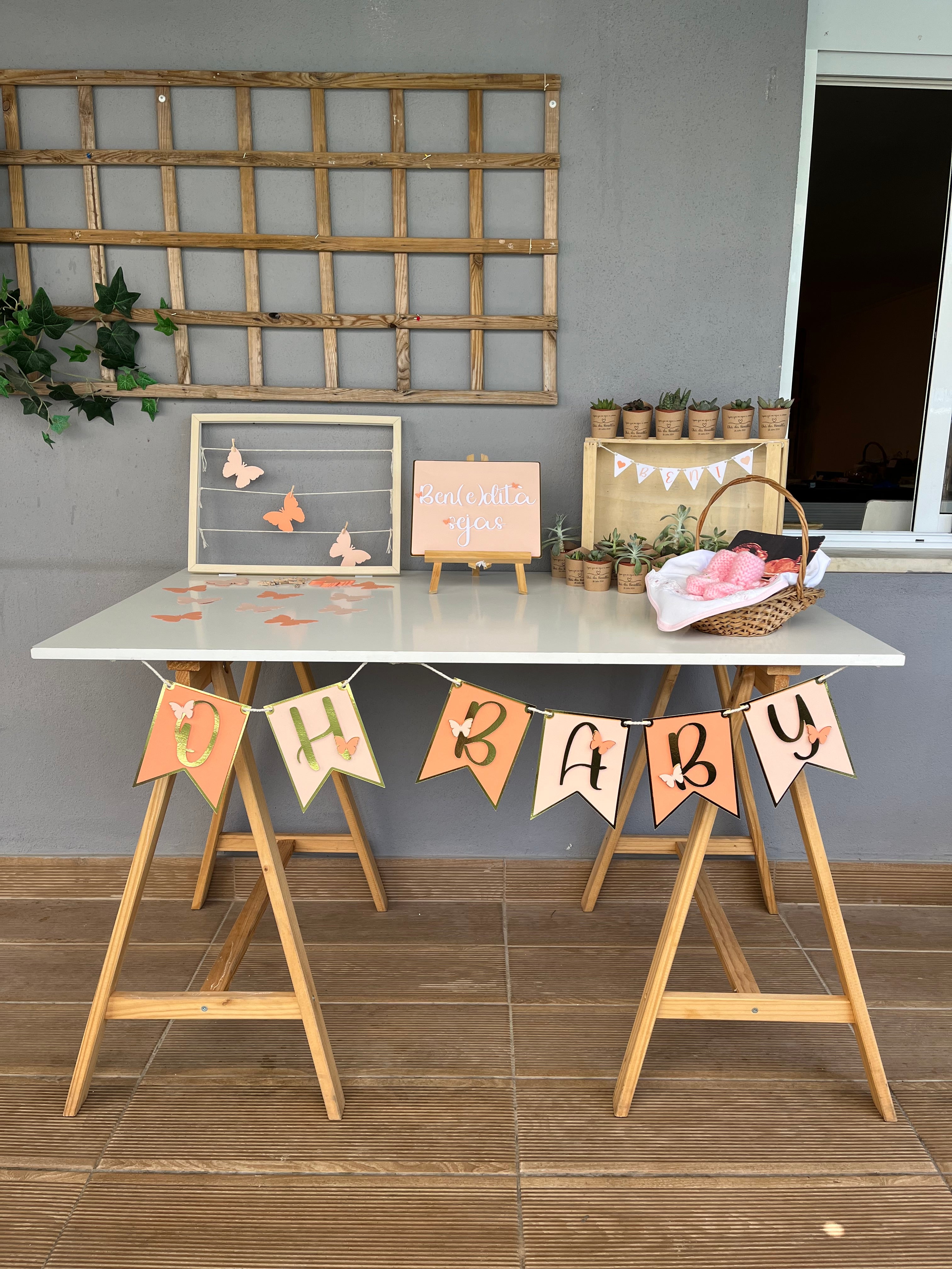 Oh baby borboletas | Bandeirolas