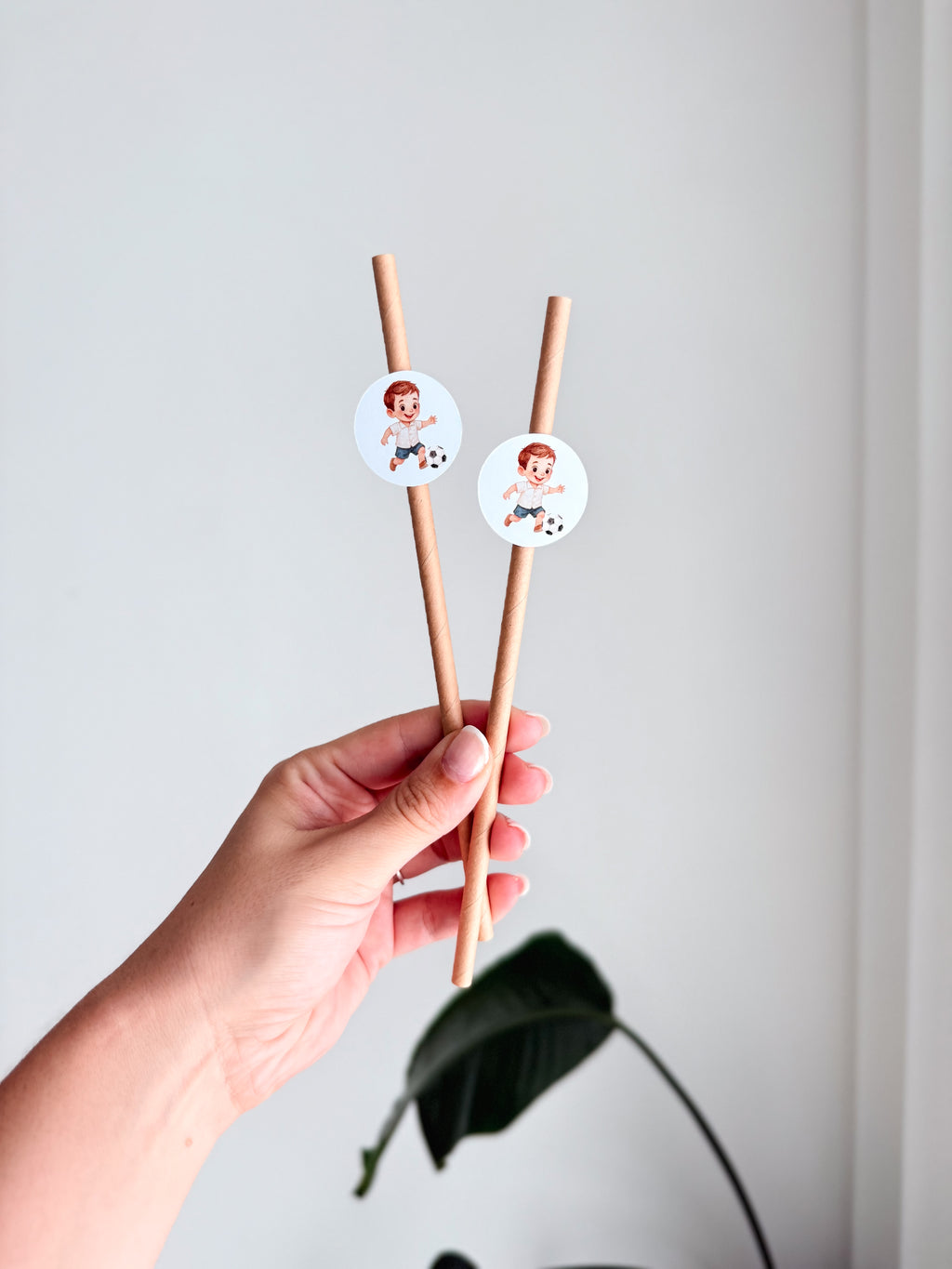 Futebol aquarela | Palhinhas