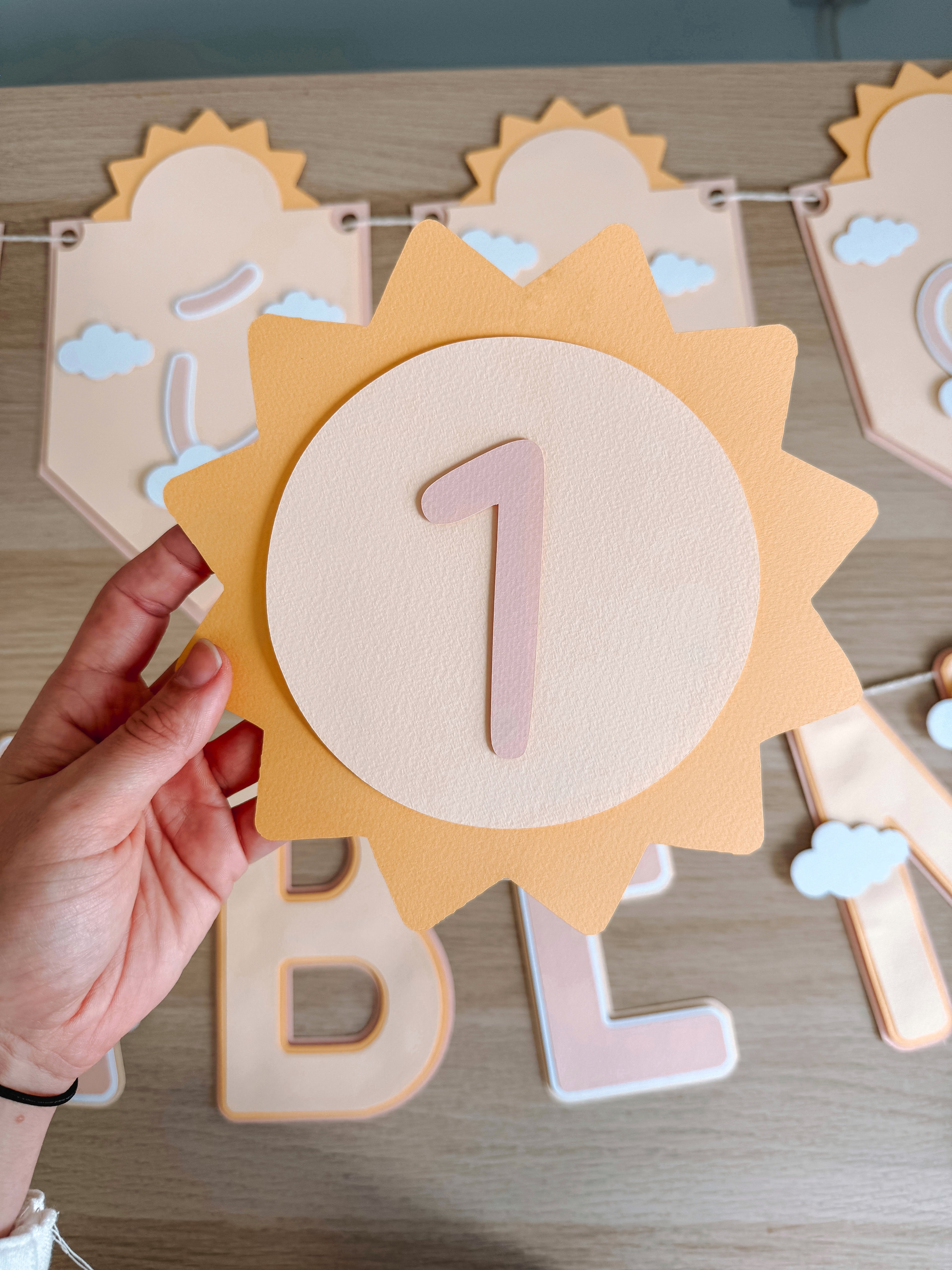 Volta ao sol rosa | Elementos decorativos