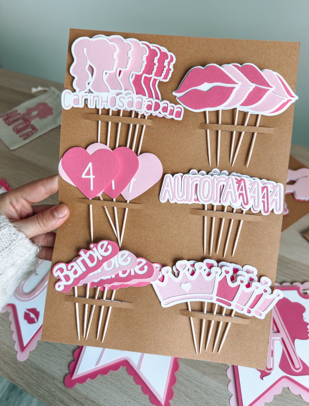 Barbie | Mini toppers tema