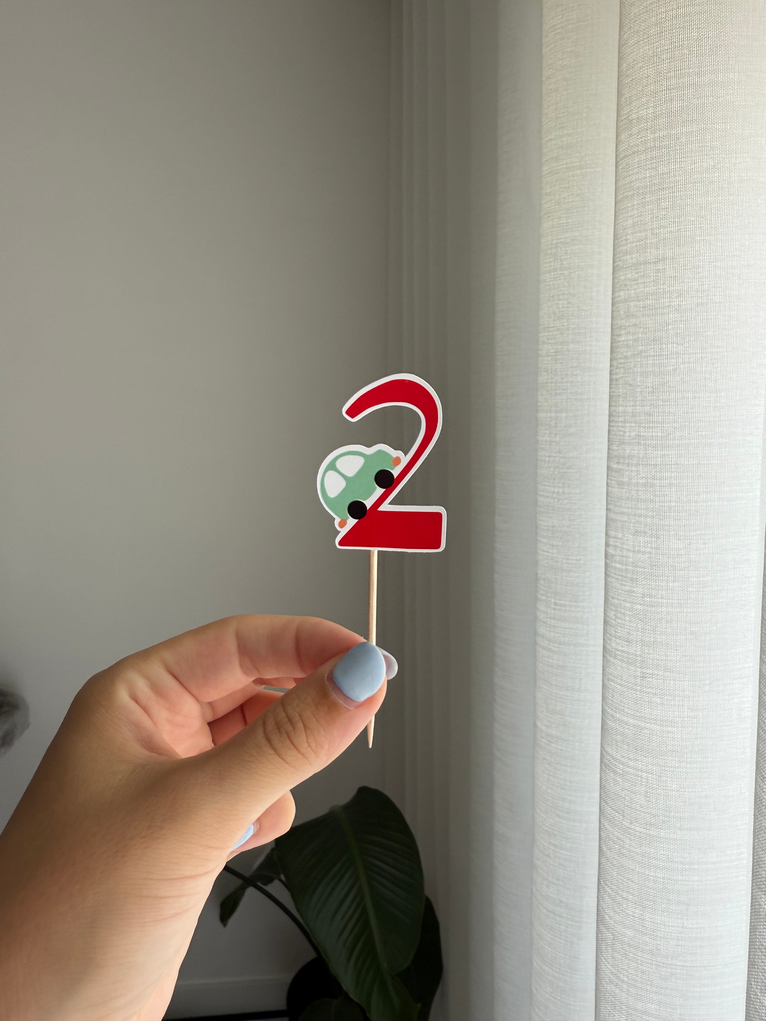 Carros | Mini toppers tema