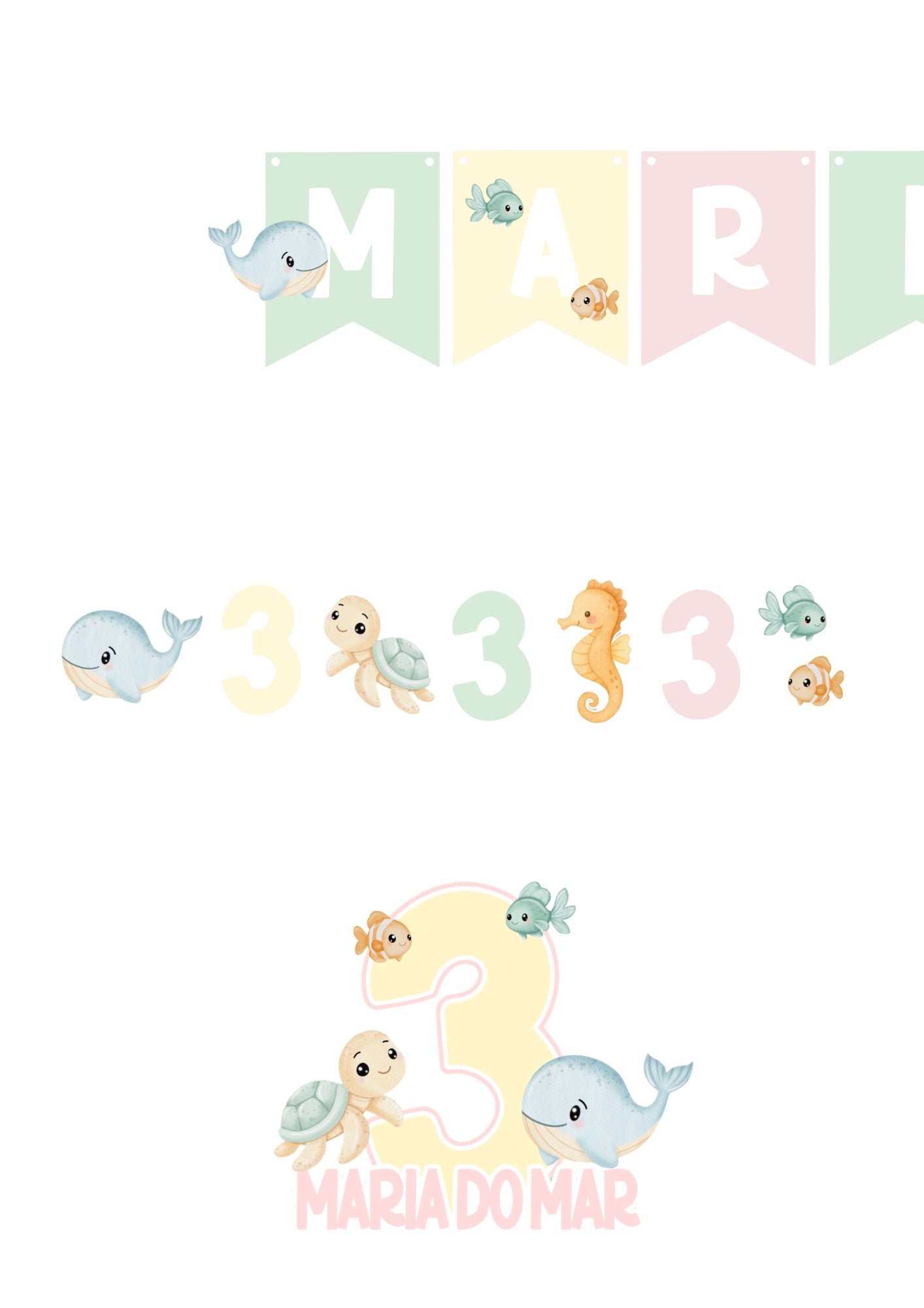 Animais do mar - KIT DIGITAL (PDF)