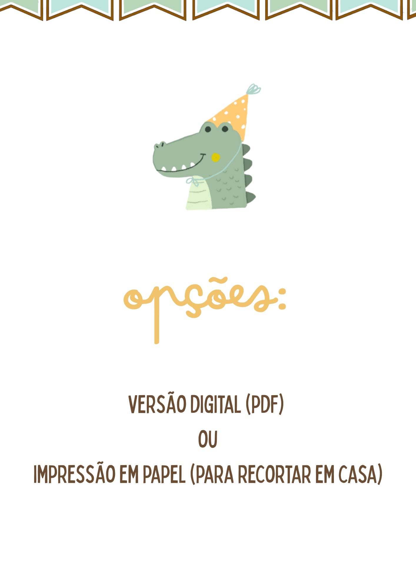 Animais em festa - KIT DIGITAL IMPRESSO