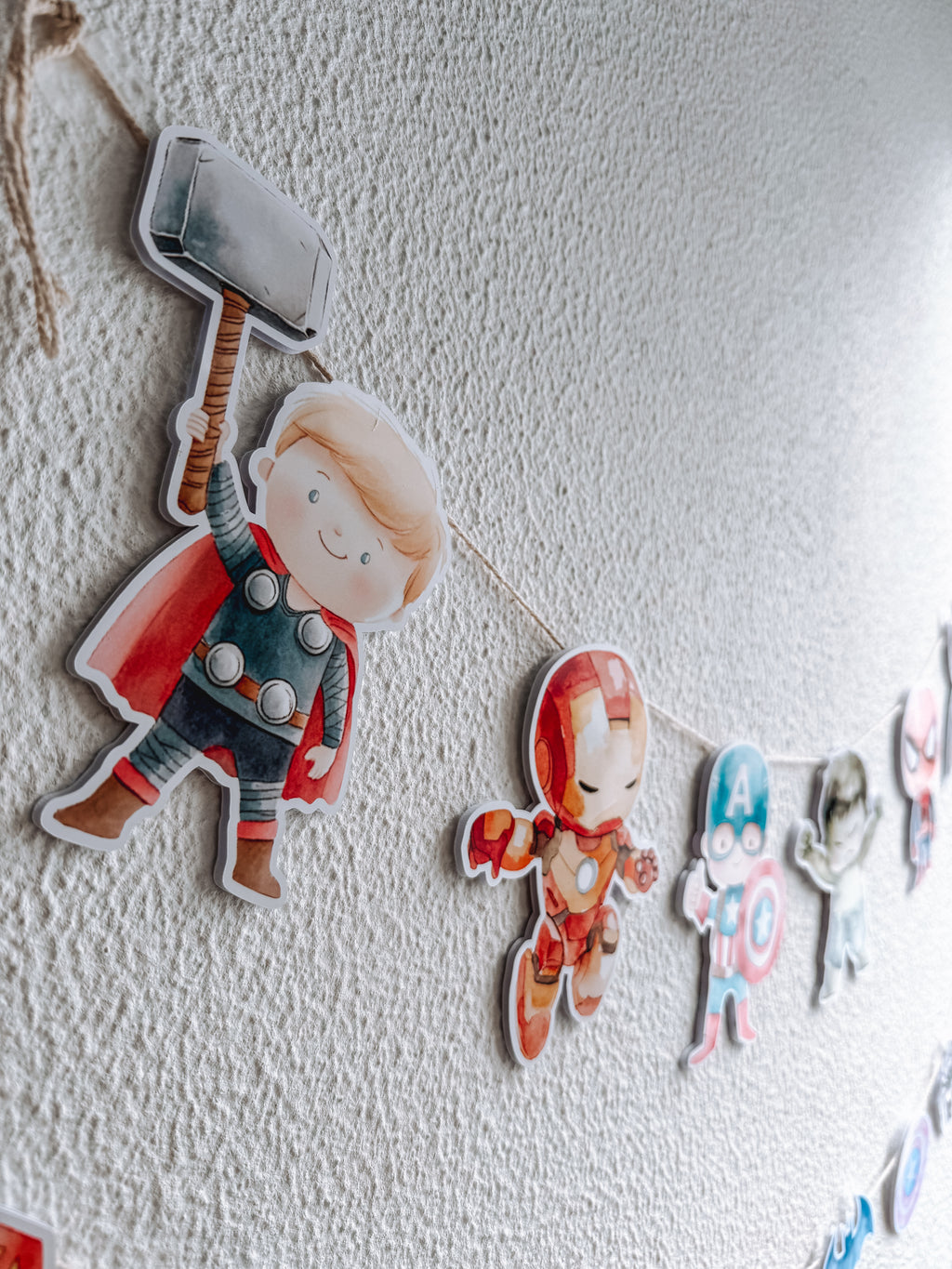 Super-heróis | Bandeirolas temas