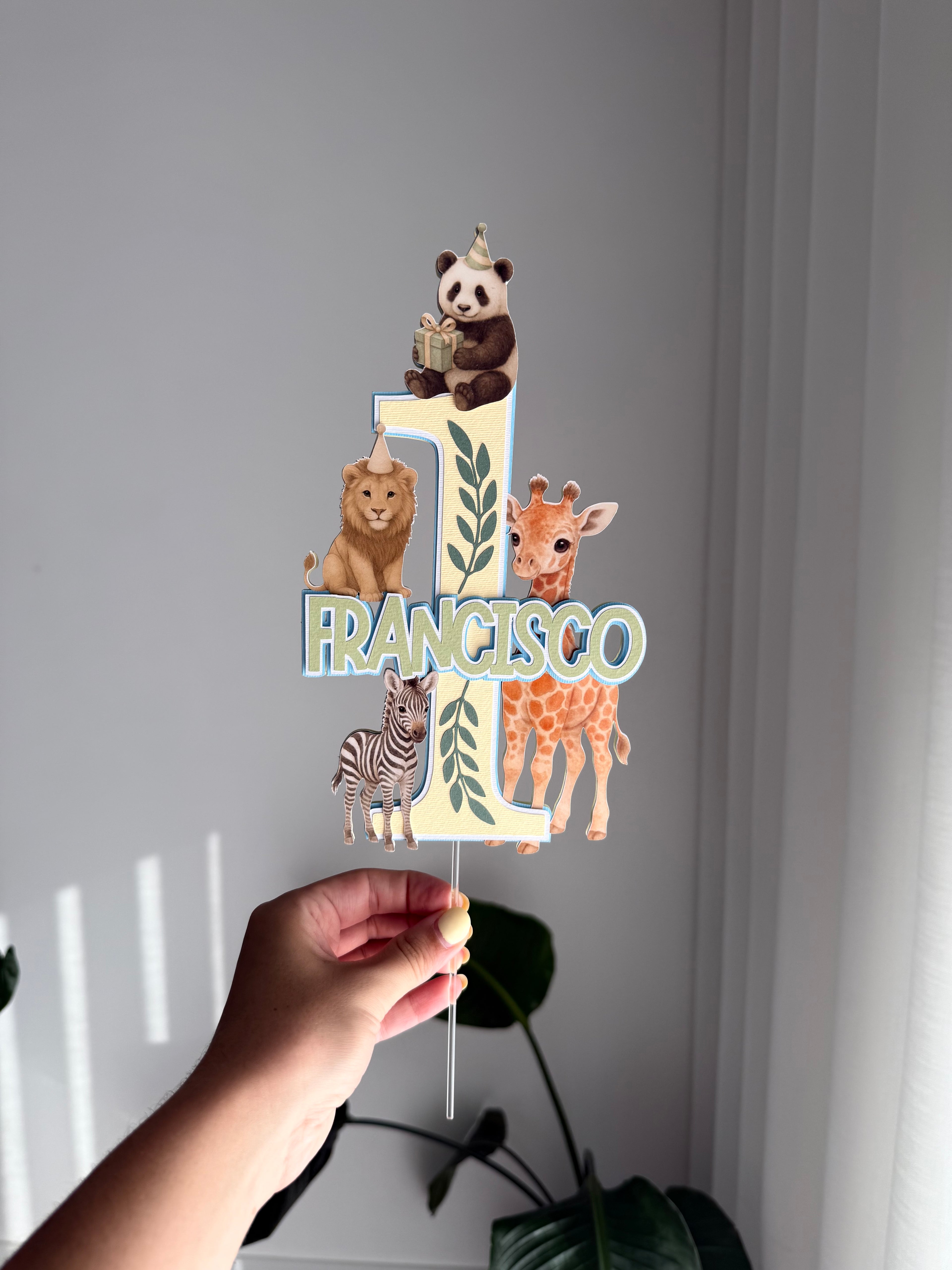 Animais 3 | Topo de bolo premium