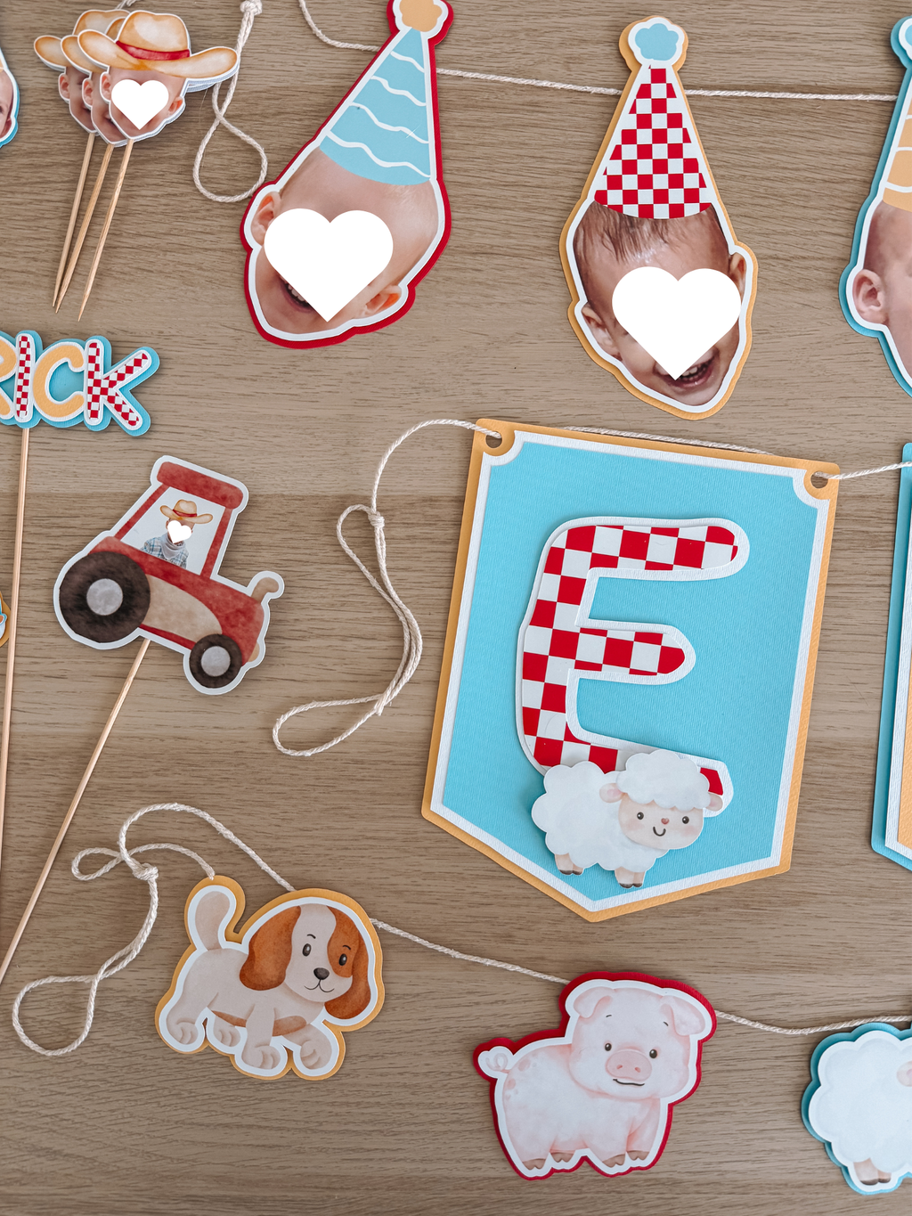 Animais da quinta | Bandeirola tema