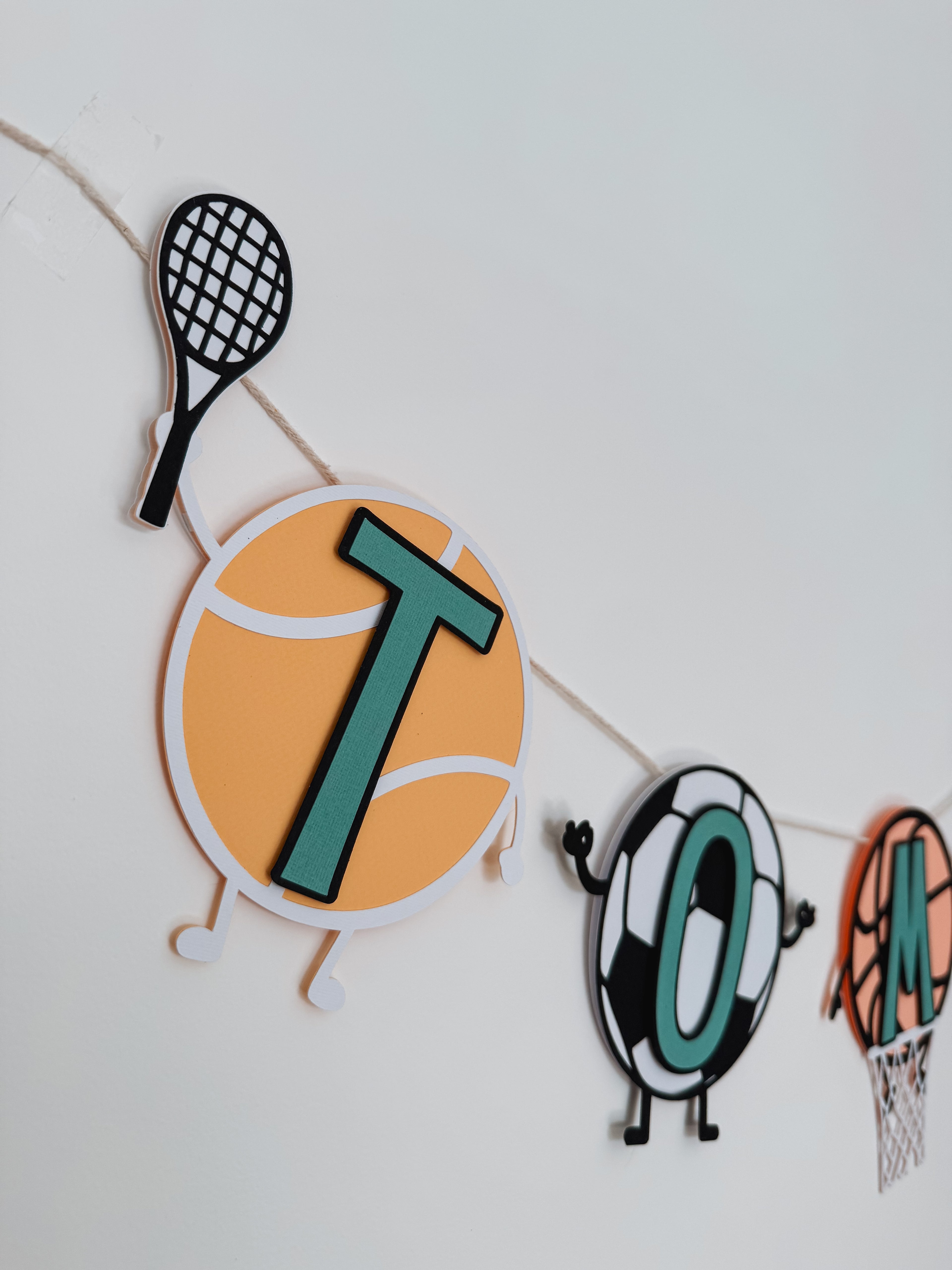 Bolas desportos | Bandeirola nome