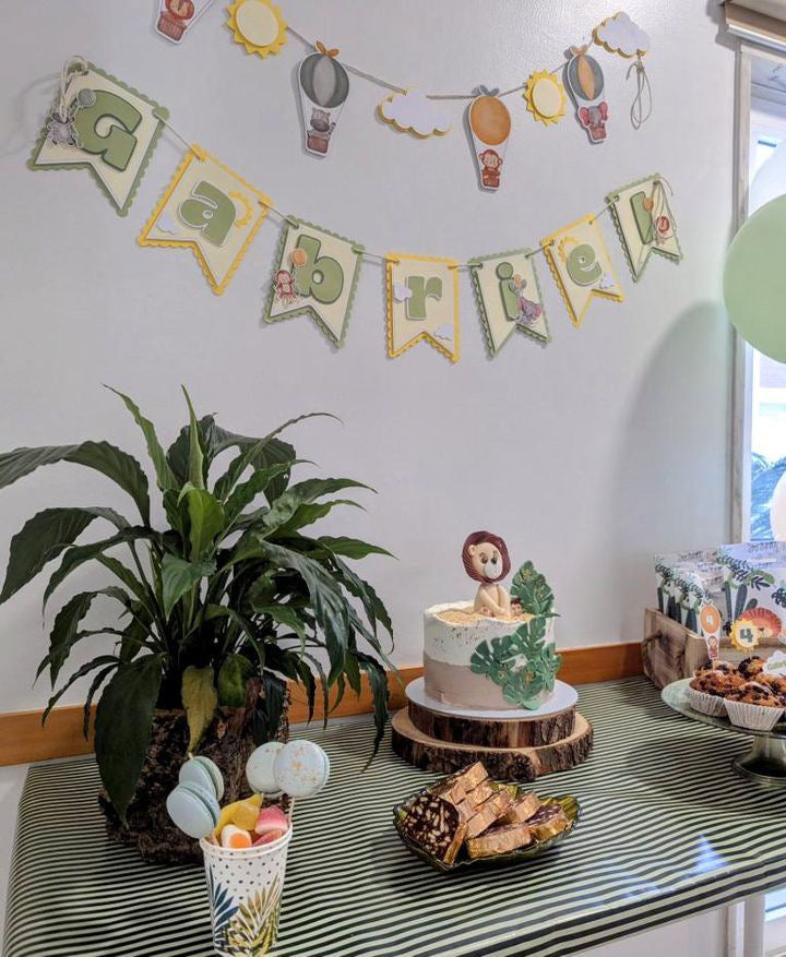 Animais balão | Bandeirola tema