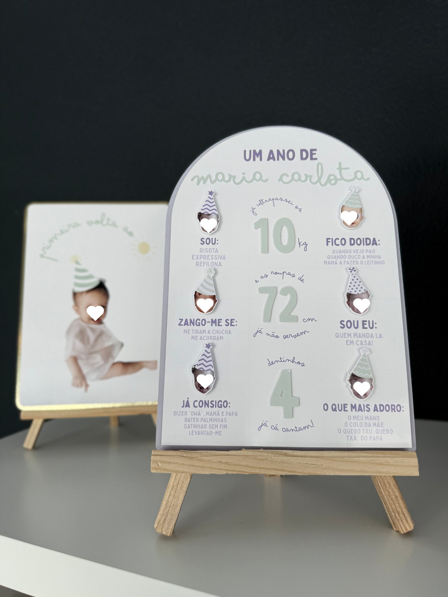 Lavanda | Mini cavalete um ano