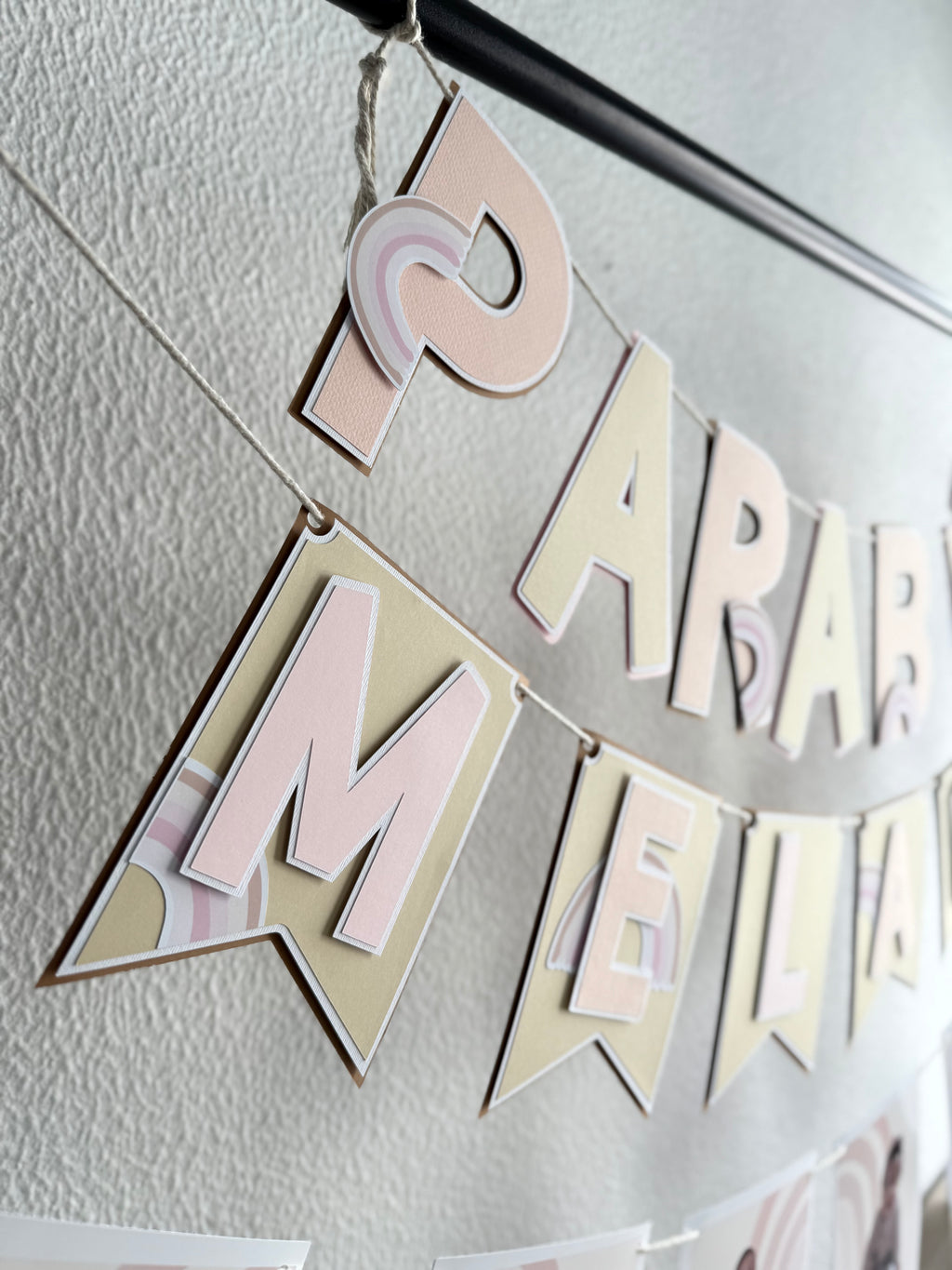 Arco íris nude | Bandeirola nome