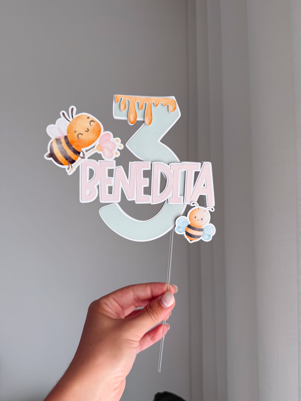 Abelha | Topo de bolo premium