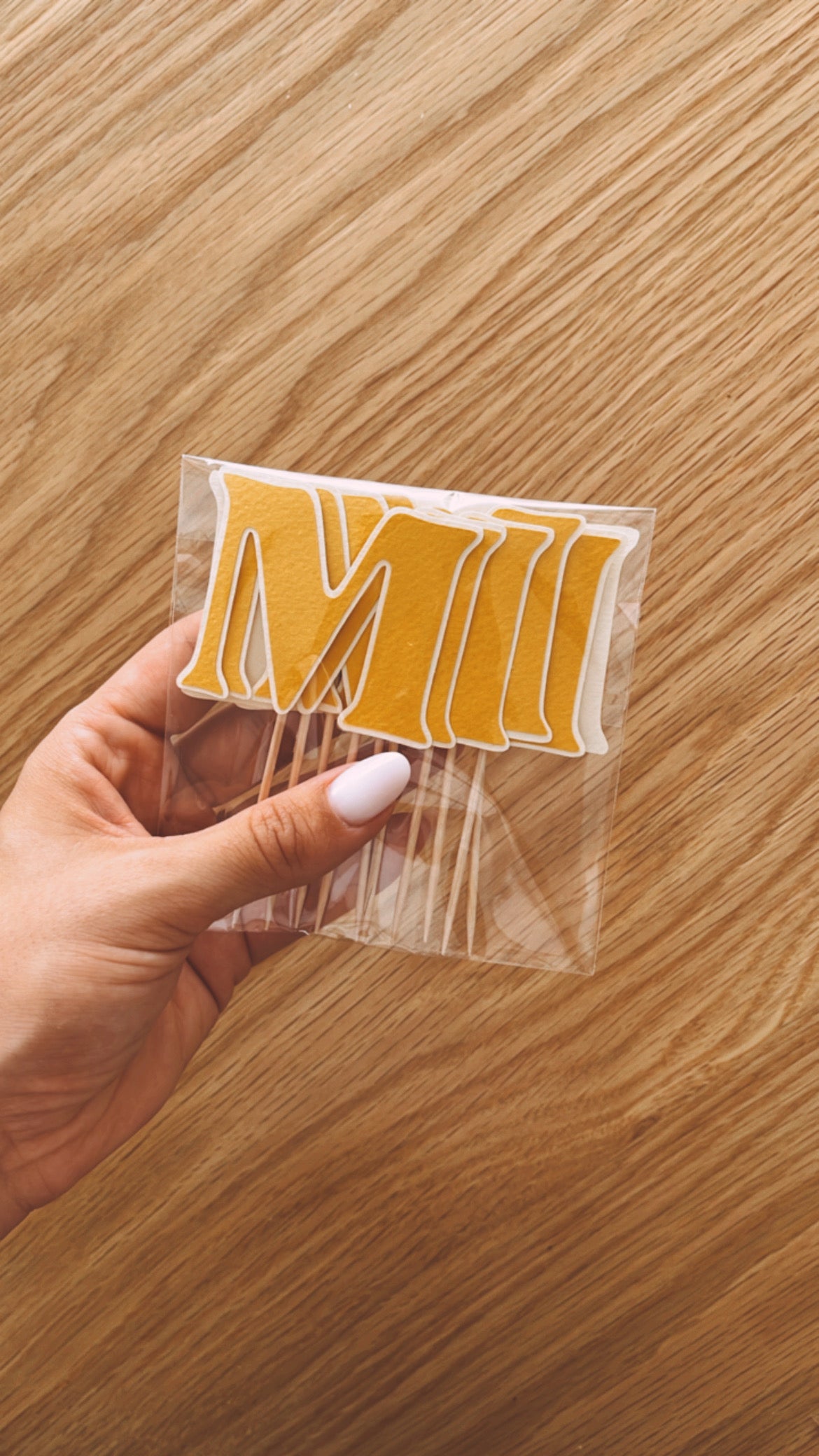 Margaridas | Mini toppers tema