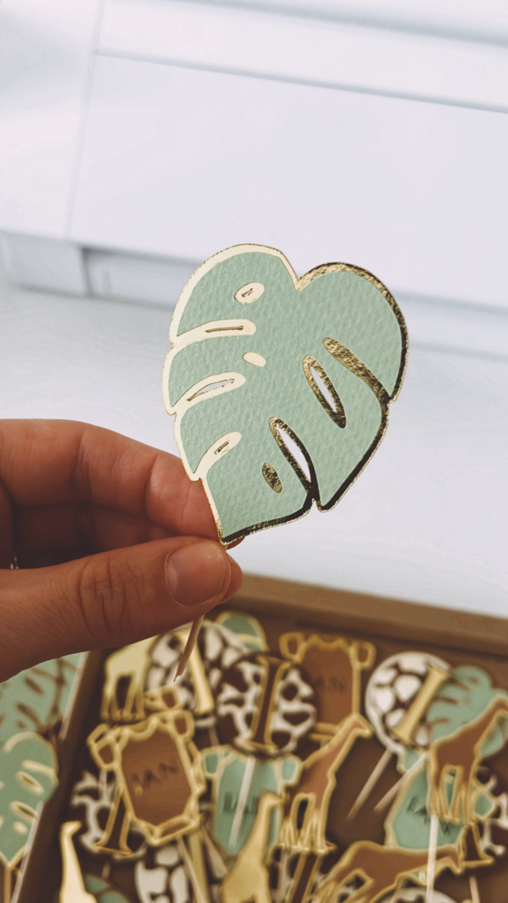 Animal print | Mini toppers tema