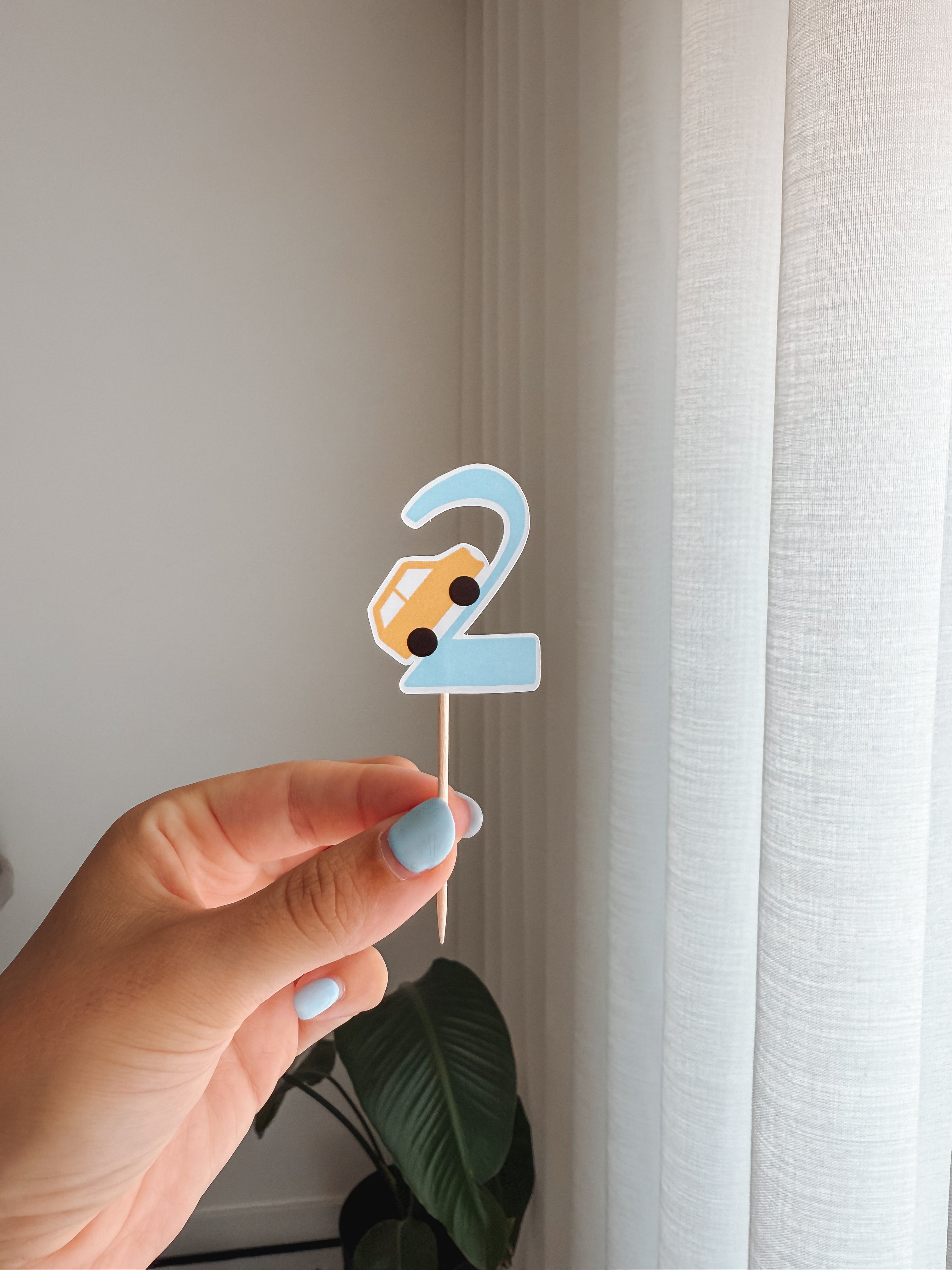 Carros | Mini toppers tema