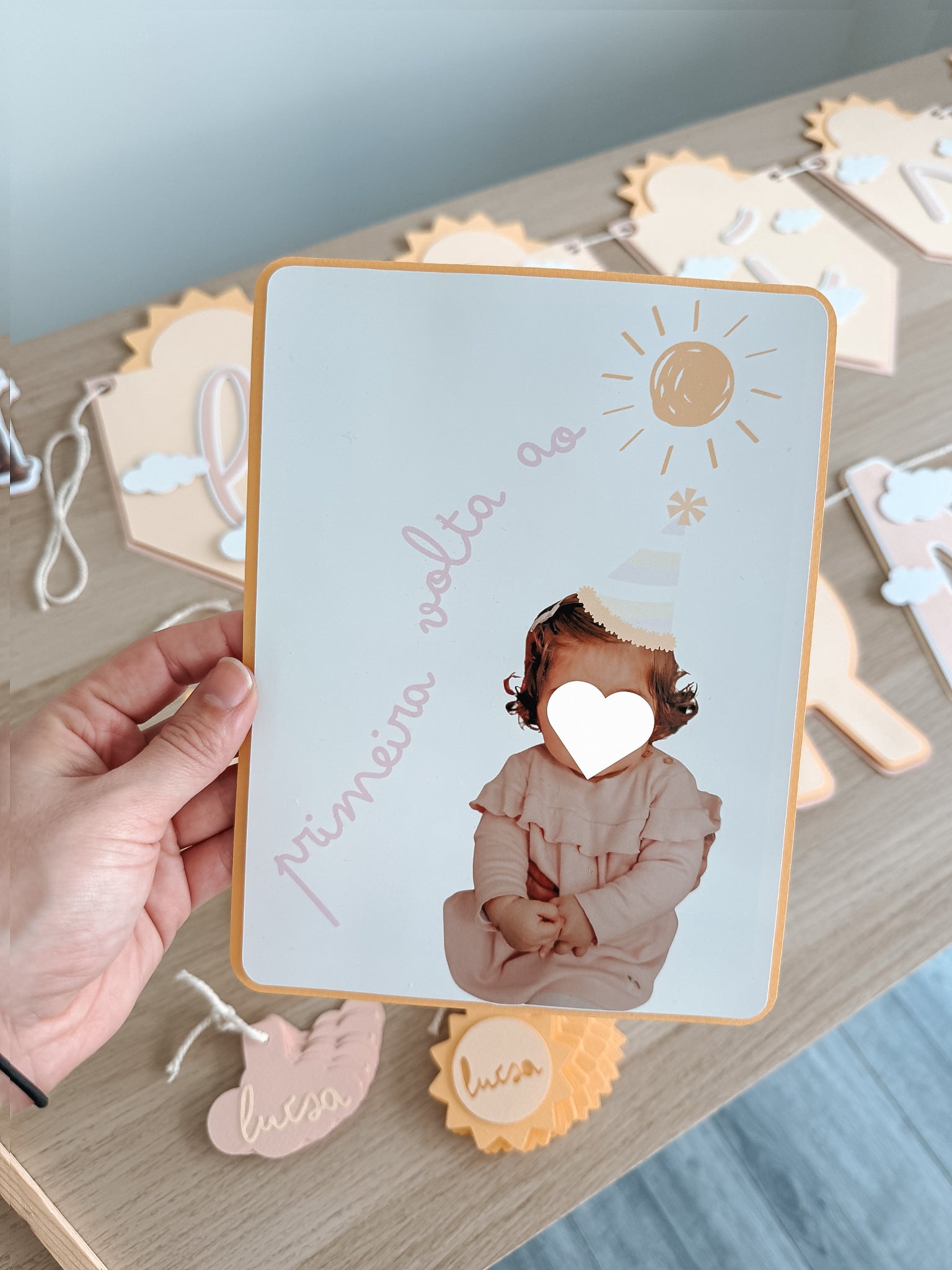 Volta ao sol rosa | Mini cavalete