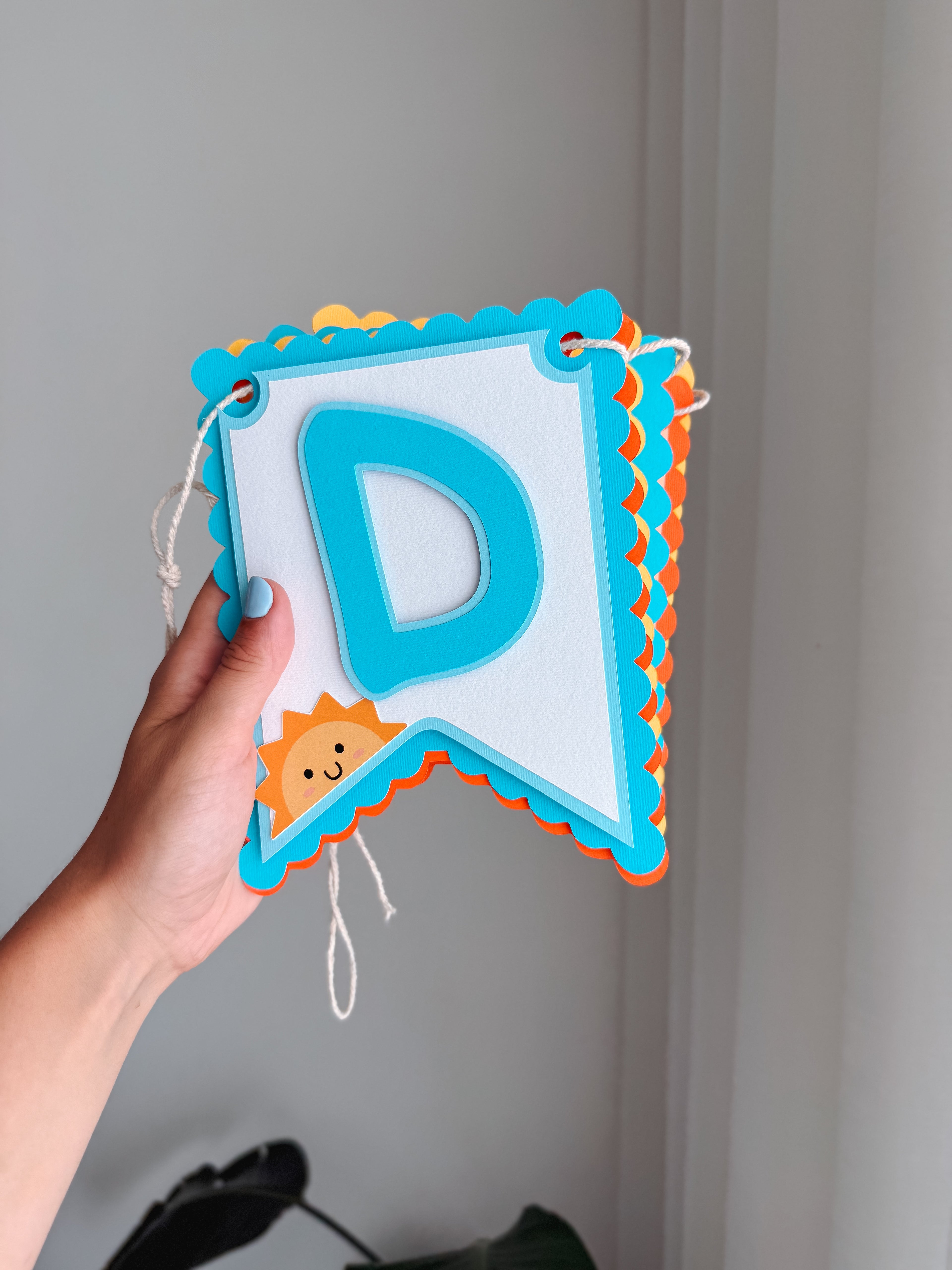 Sol e núvens 2 | Bandeirola nome