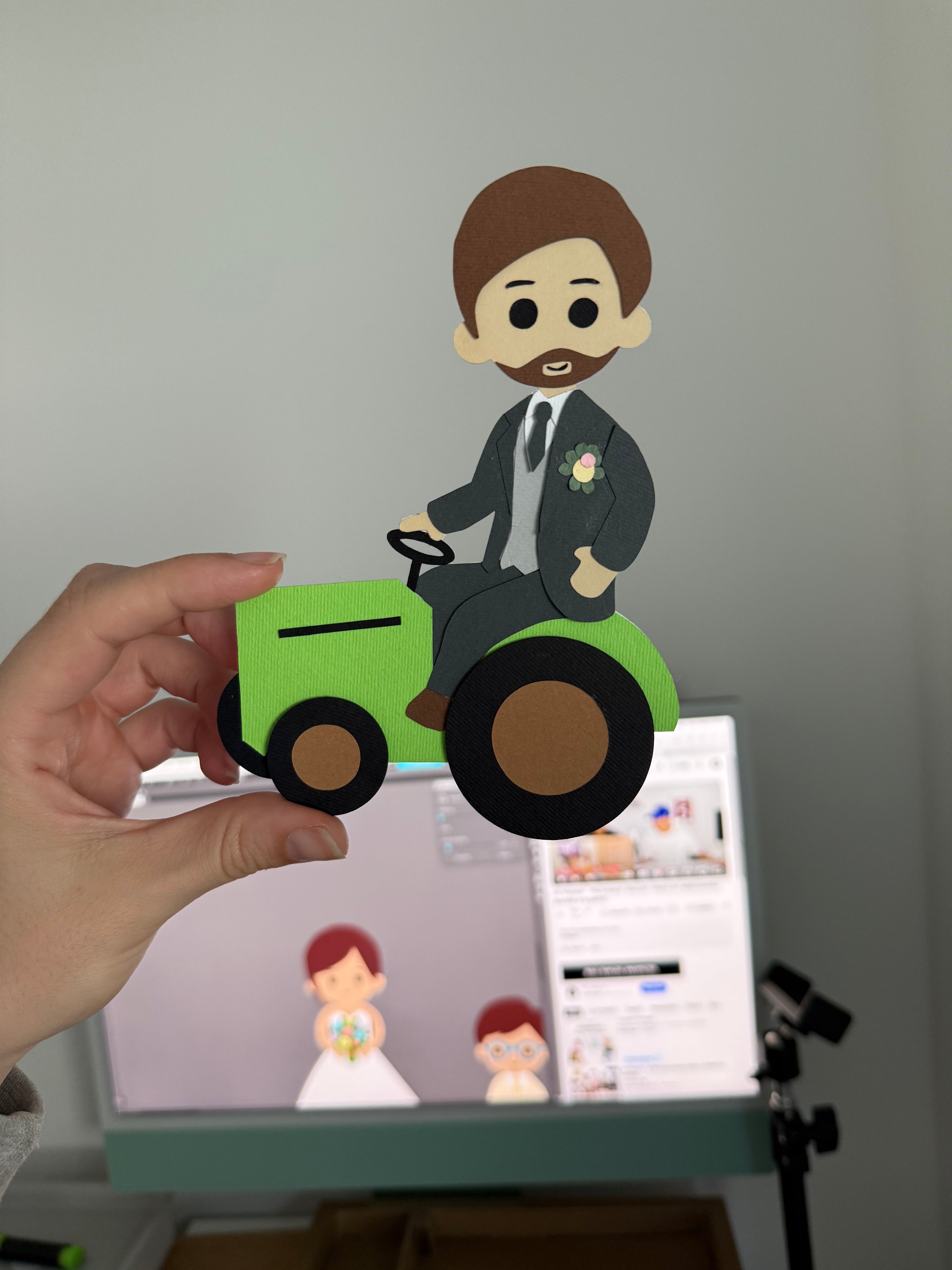 Bonecos de casamento | Topo de bolo