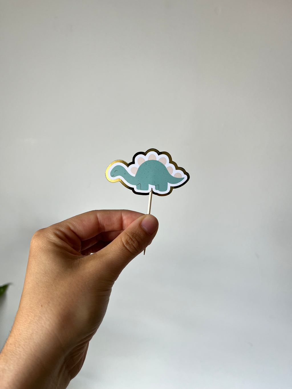 Dinossauros felizes | Mini toppers tema