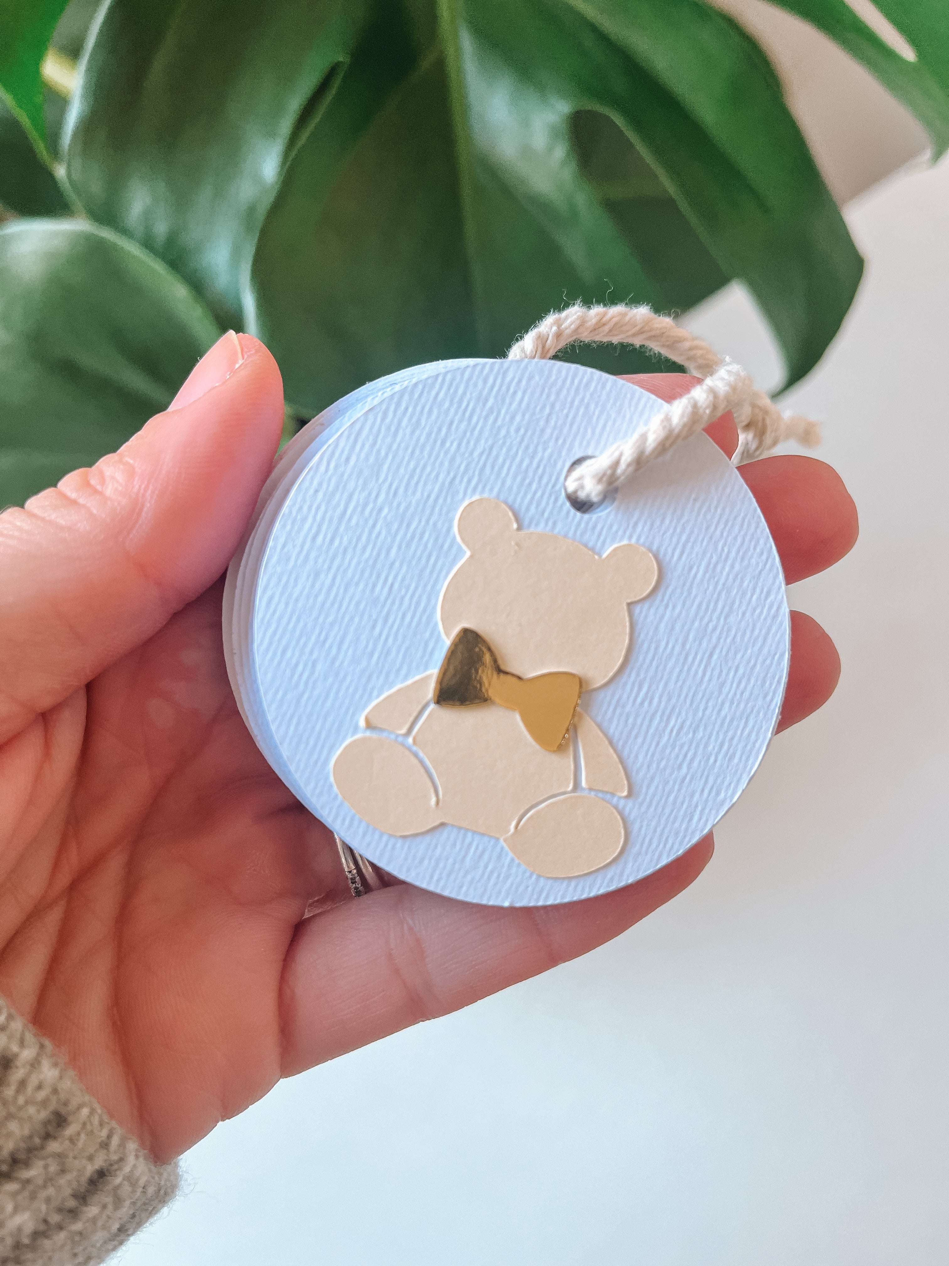 Ursinho baby shower | Tags oferta