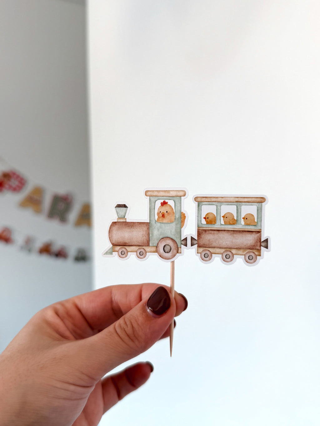 Quinta em veículos | mini toppers tema