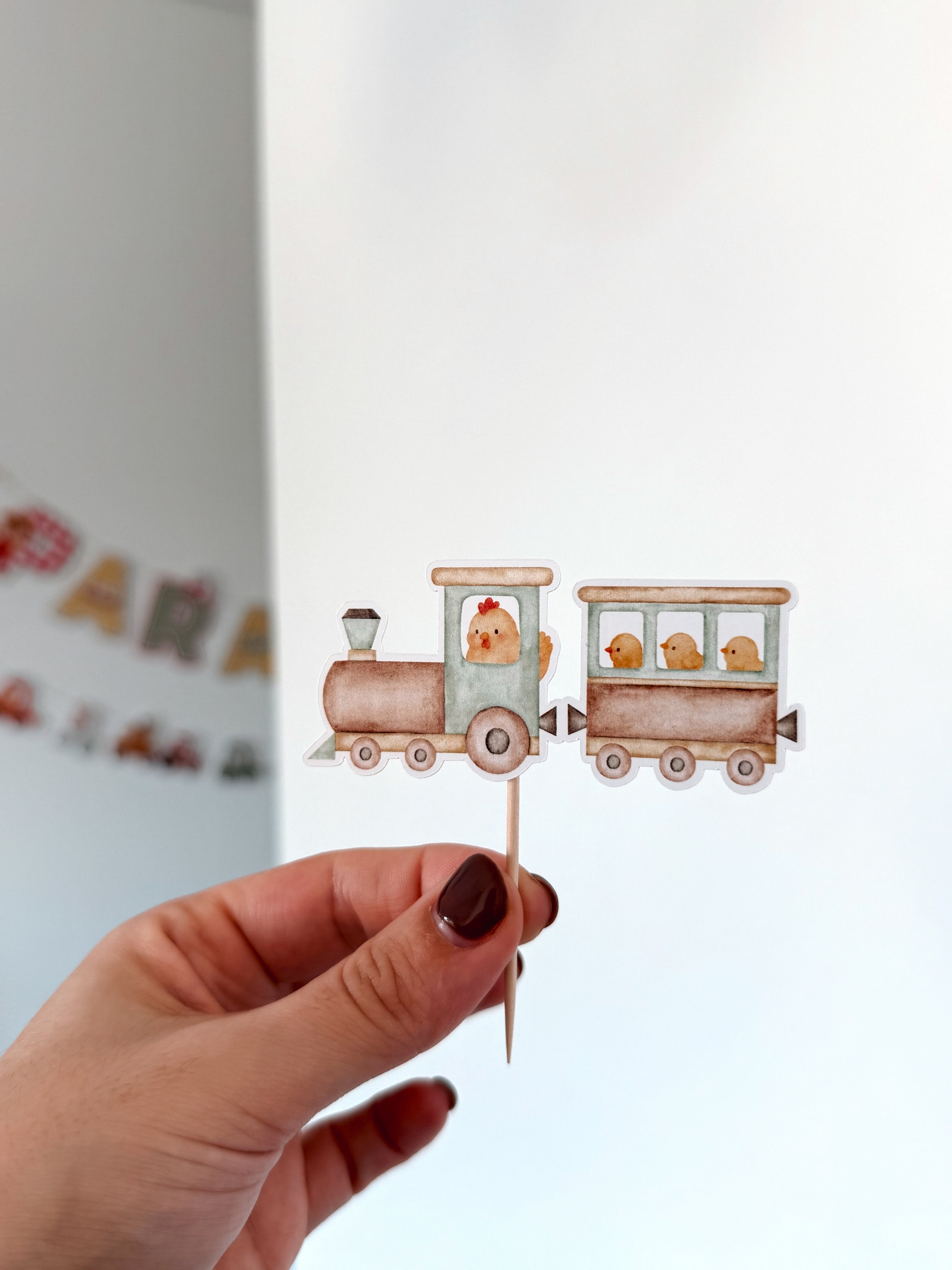 Quinta em veículos | mini toppers tema