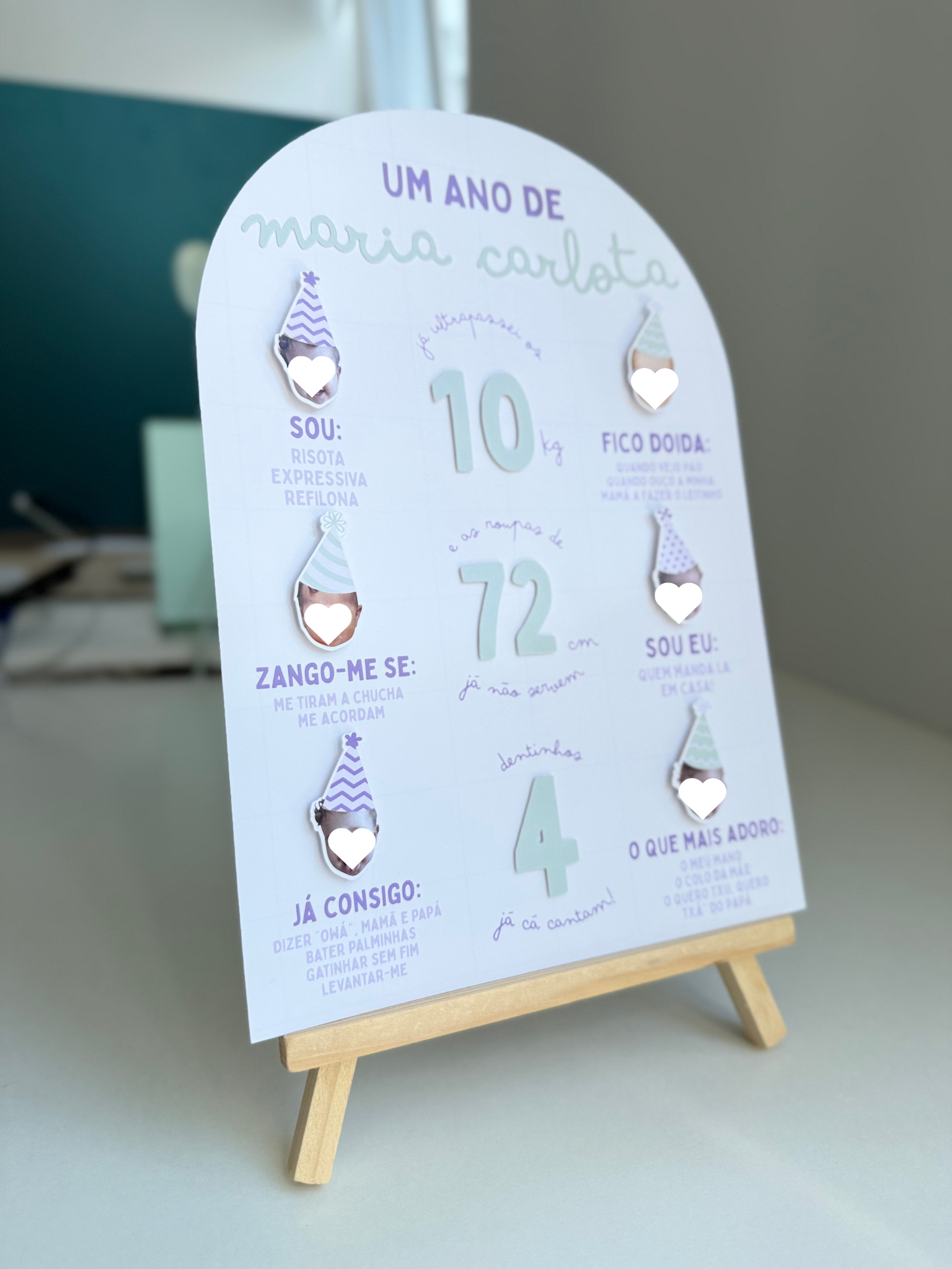 Lavanda | Mini cavalete um ano